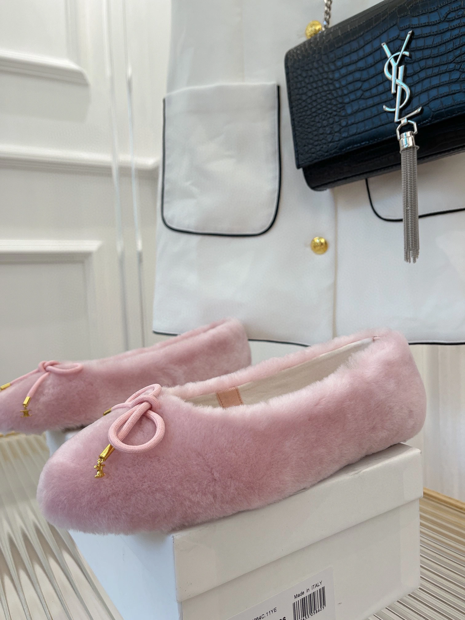 coco- wool cotton Sheepskin Calfskin 2colour item:B-X198J2018-2