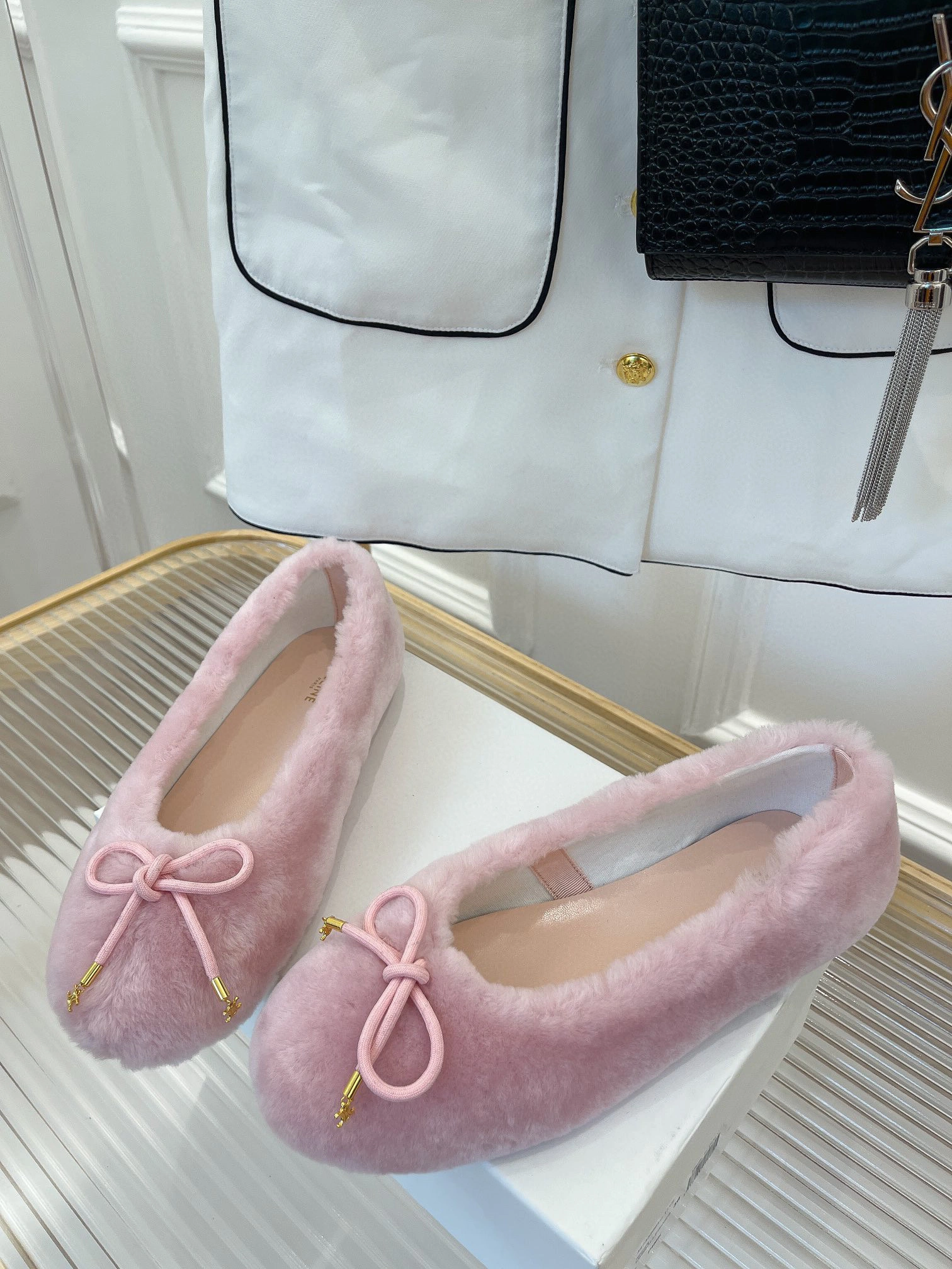 coco- wool cotton Sheepskin Calfskin 2colour item:B-X198J2018-2