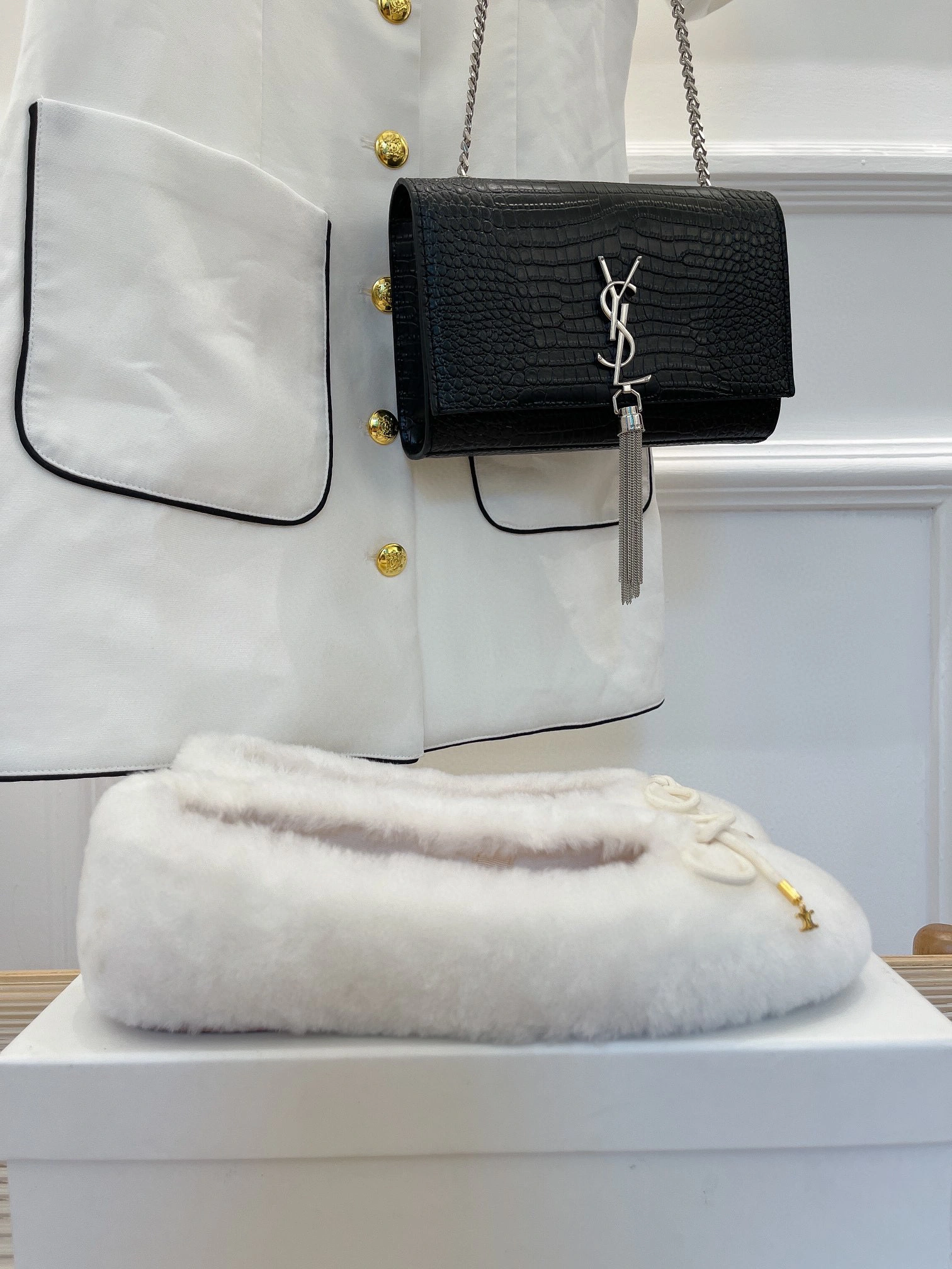 coco- wool cotton Sheepskin Calfskin 2colour item:B-X198J2018-2