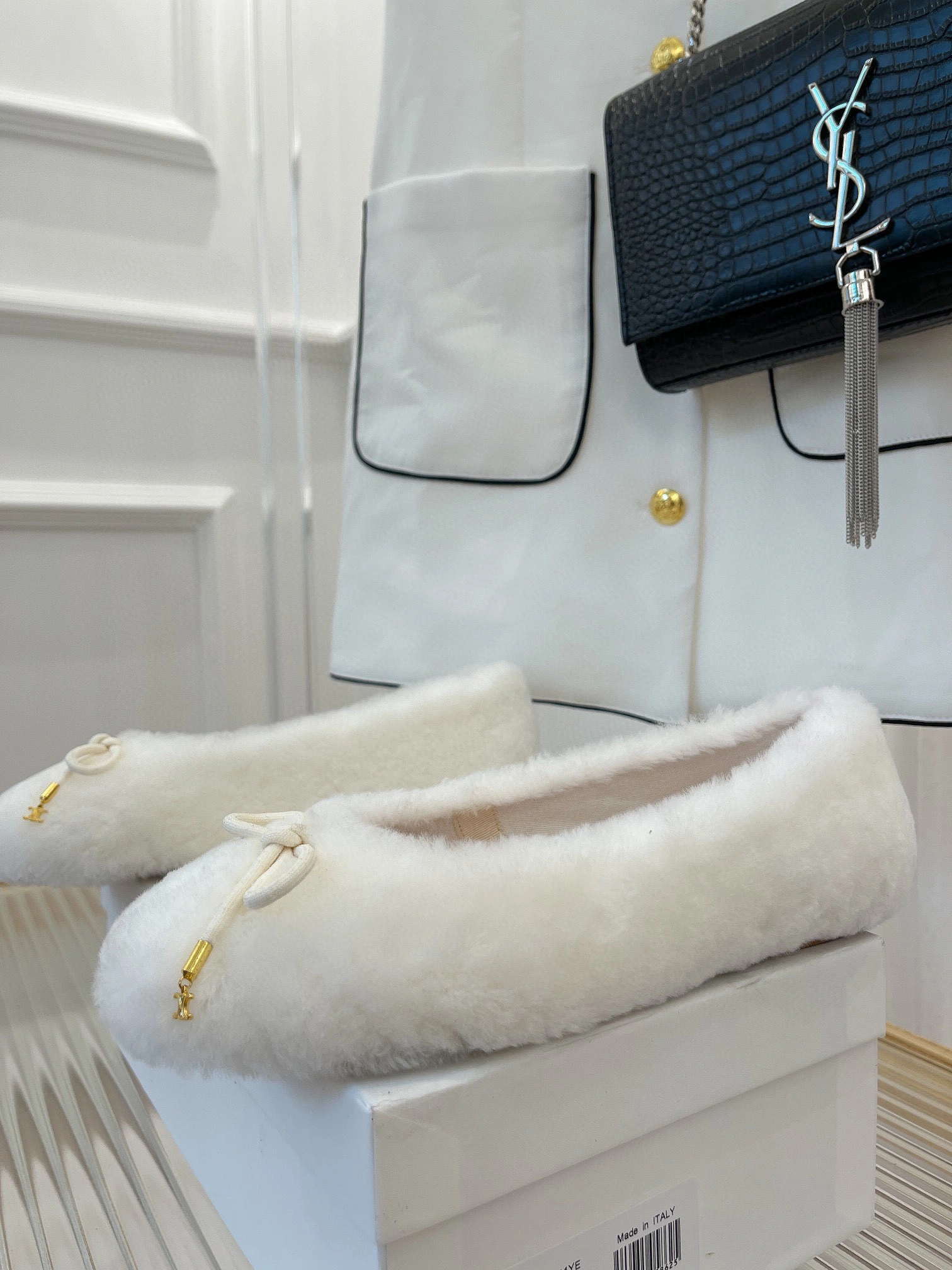 coco- wool cotton Sheepskin Calfskin 2colour item:B-X198J2018-2