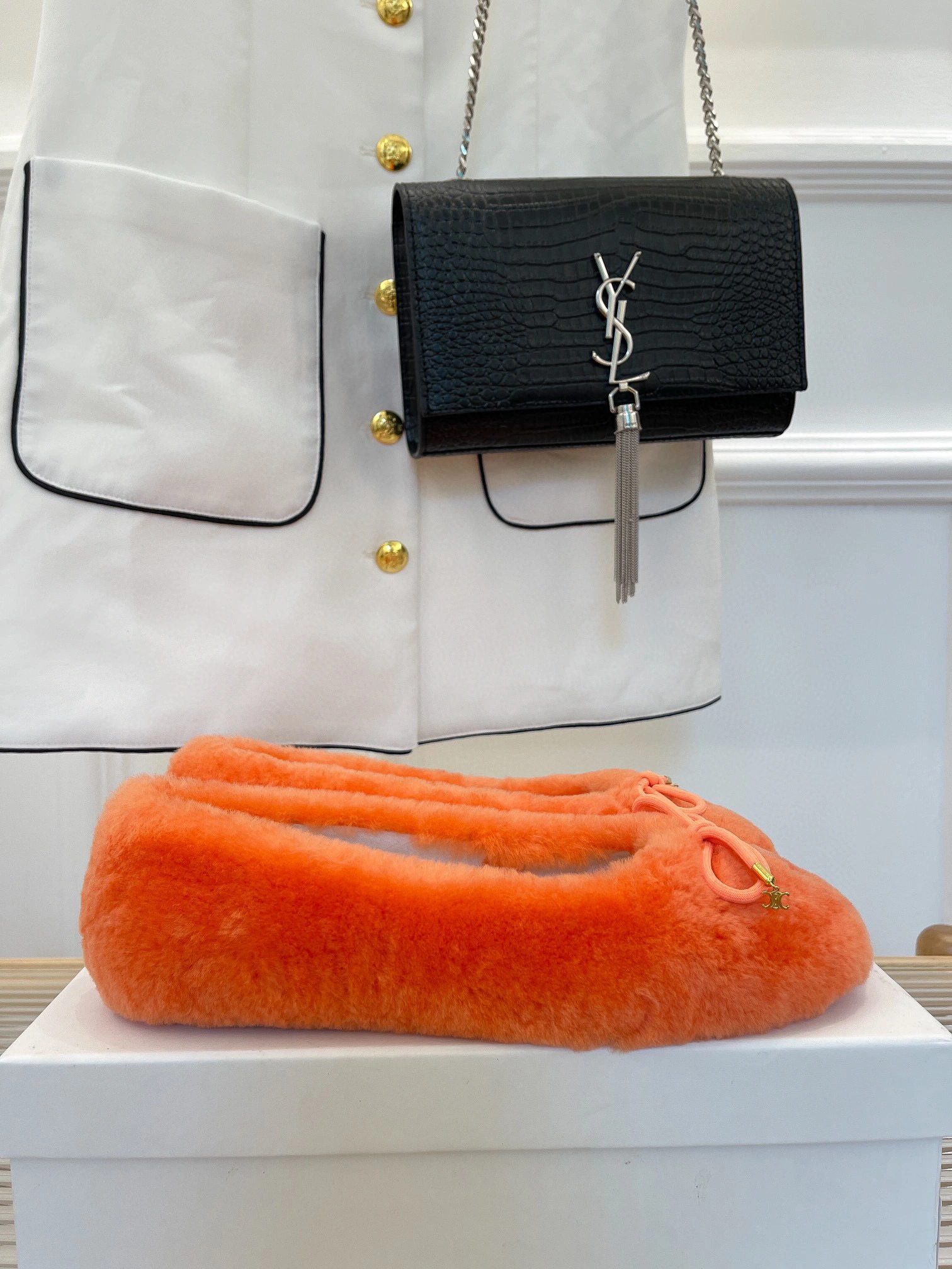 coco- wool cotton Sheepskin Calfskin 2colour item:B-X198J2019-2