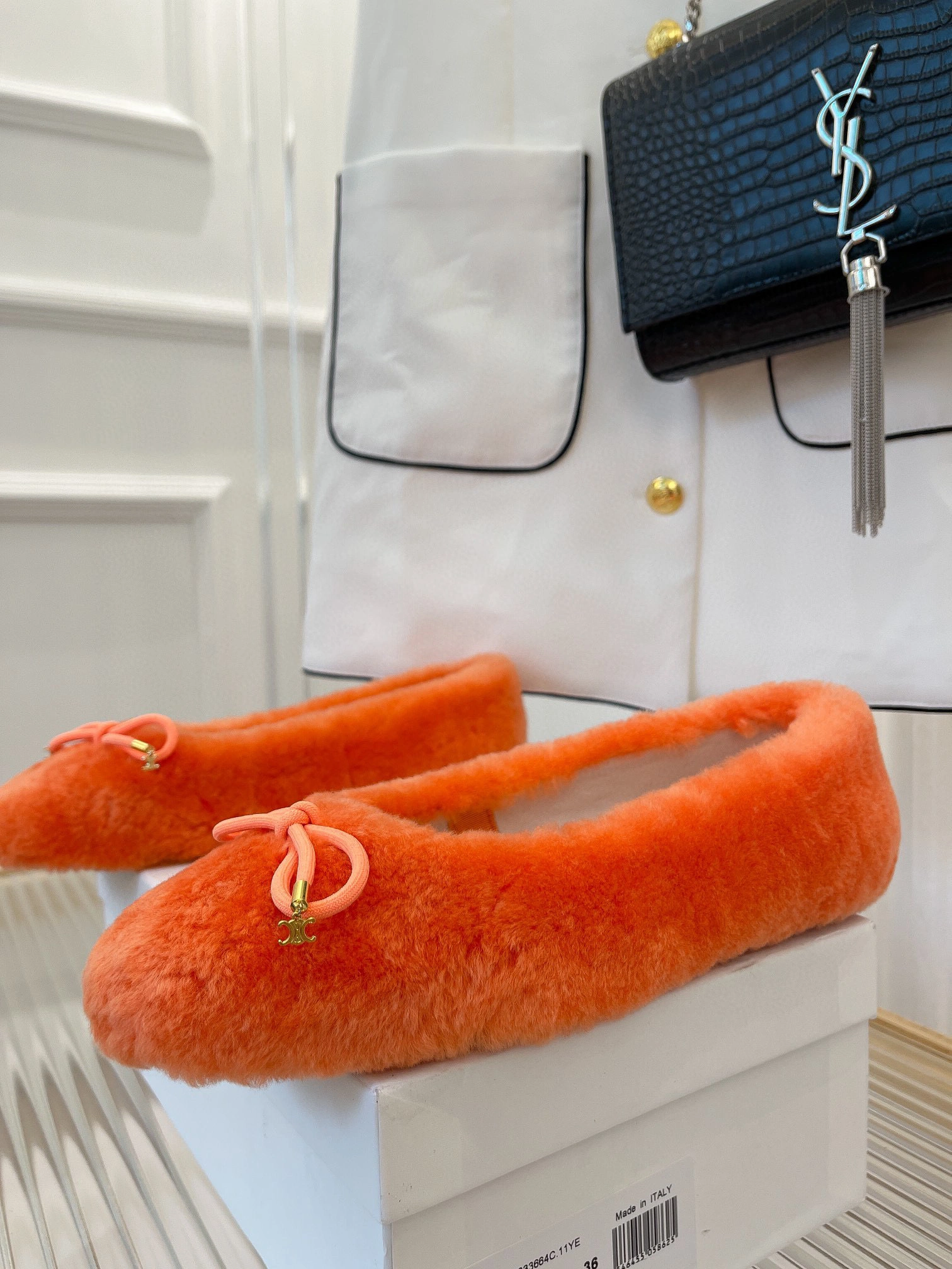 coco- wool cotton Sheepskin Calfskin 2colour item:B-X198J2019-2