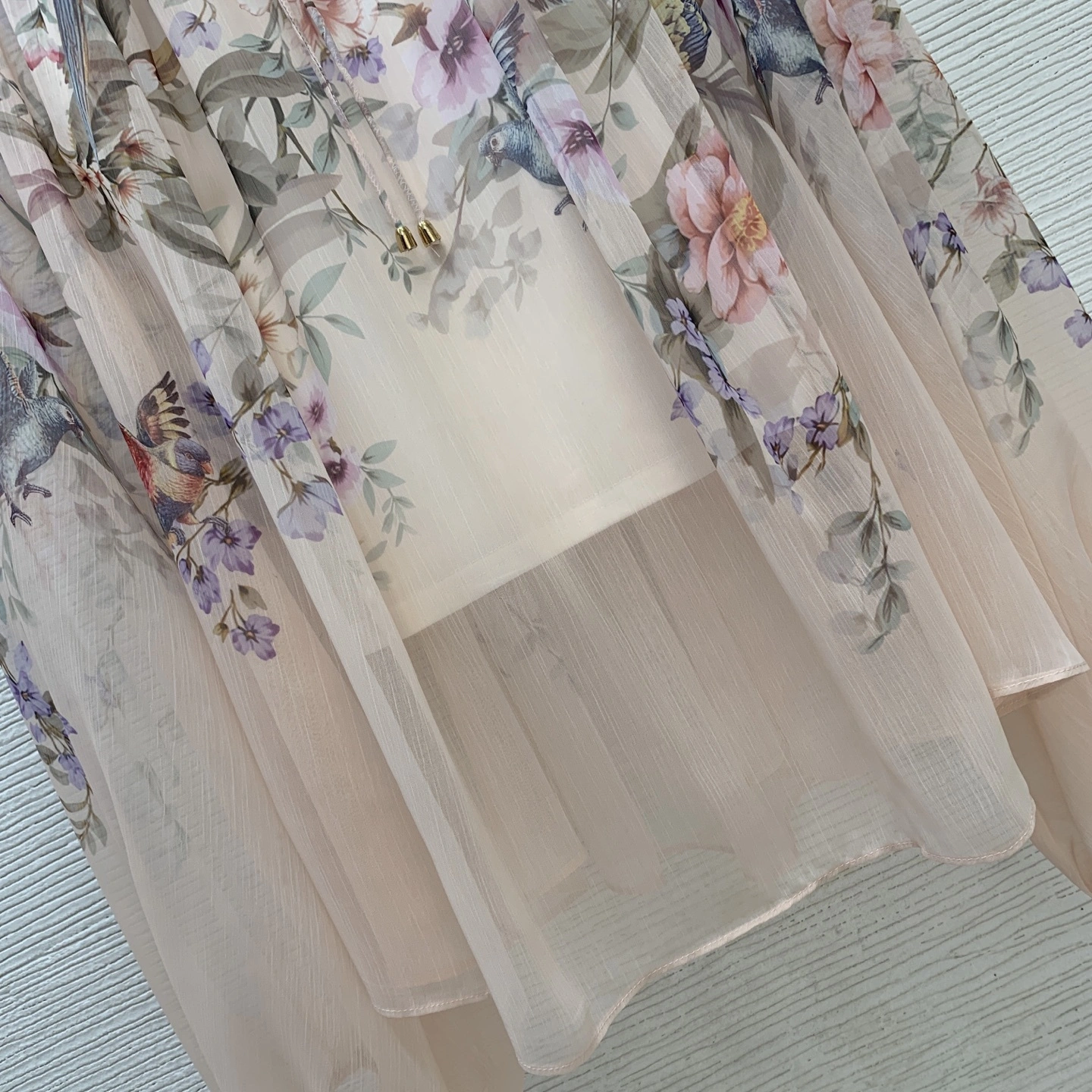 Victoria-- Zi775r7199 Real silk flexible Cotton Linen fabric suit item:F-F044A1439H