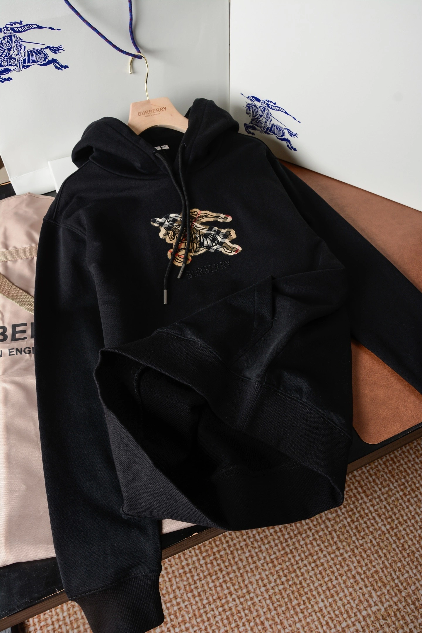 Bald Eagle-- 2ur25rry 25SS suit Cotton embroidery fleece oversized item:E-F020L0518H