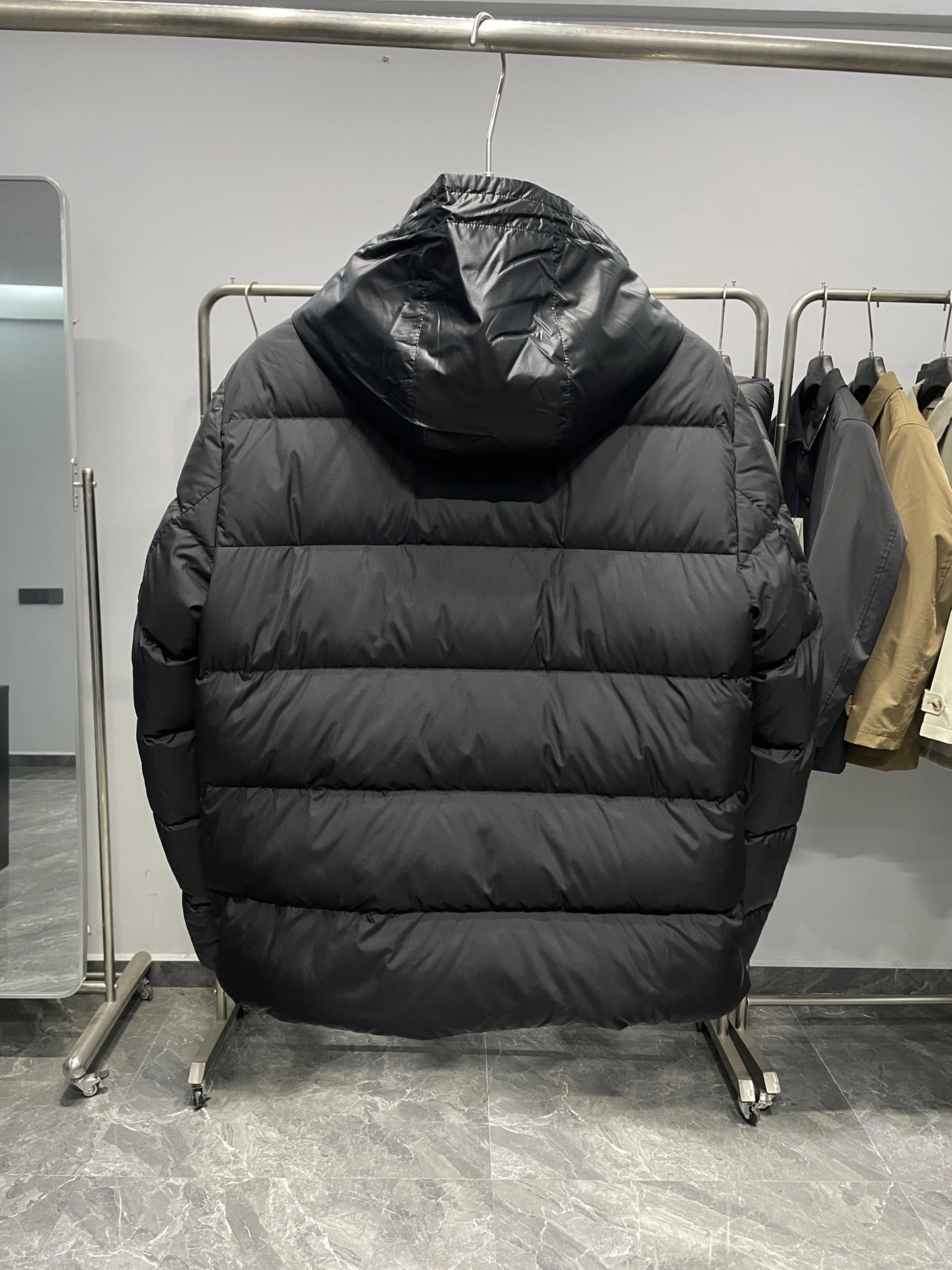 Bald Eagle- 7o9385r Down jacket 90 white duck down nylon embroidery item:E-F360K0307