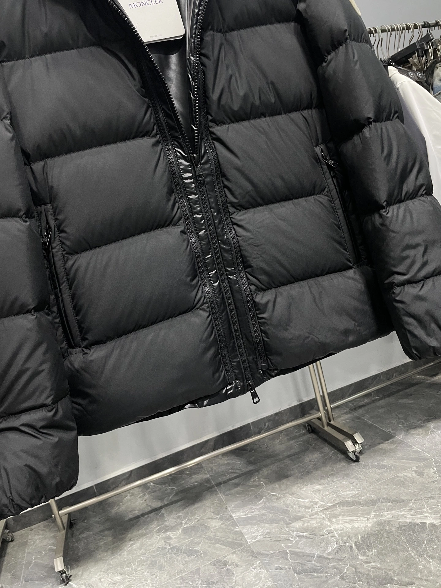 Bald Eagle- 7o9385r Down jacket 90 white duck down nylon embroidery item:E-F360K0307