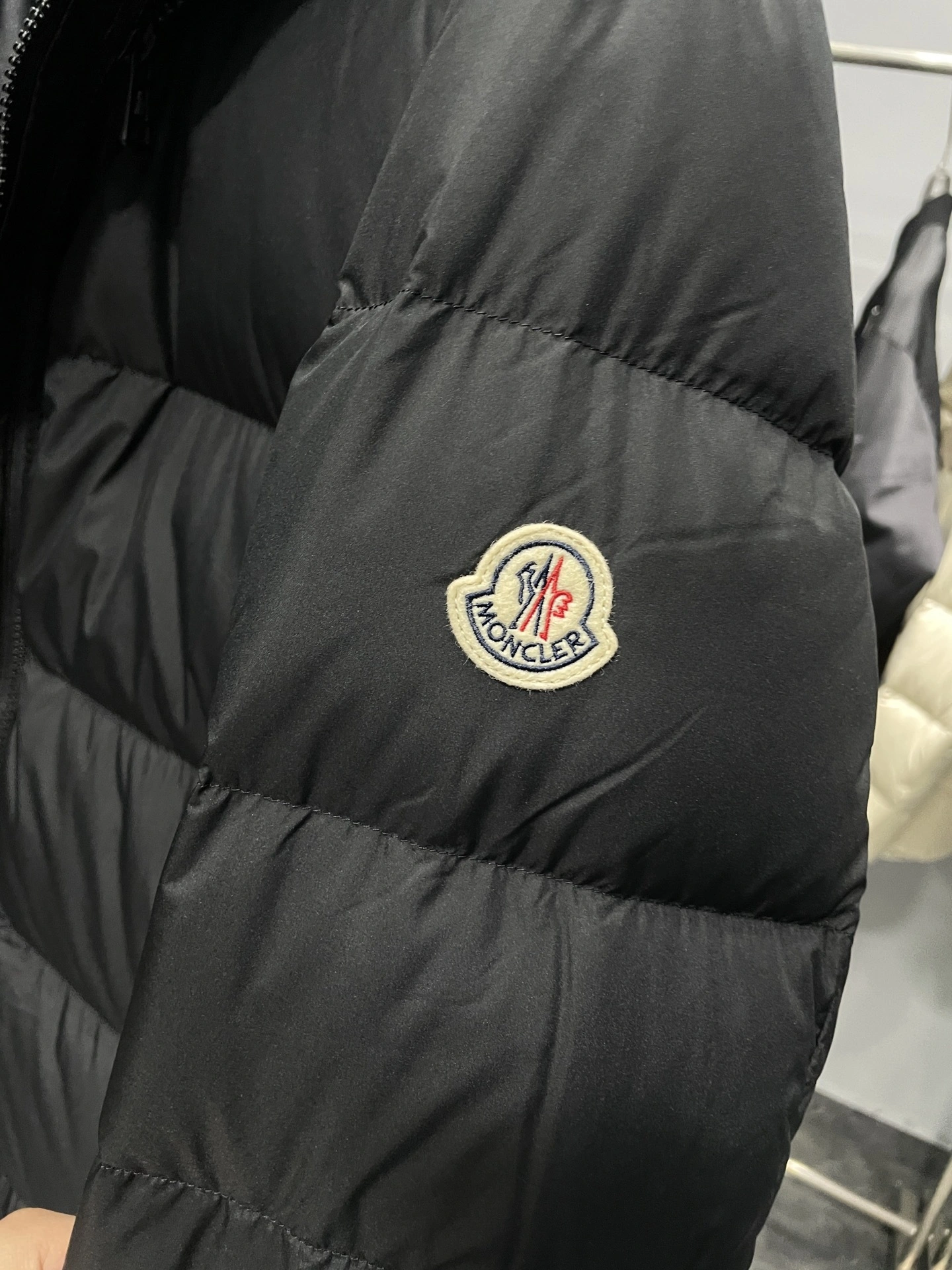 Bald Eagle- 7o9385r Down jacket 90 white duck down nylon embroidery item:E-F360K0307