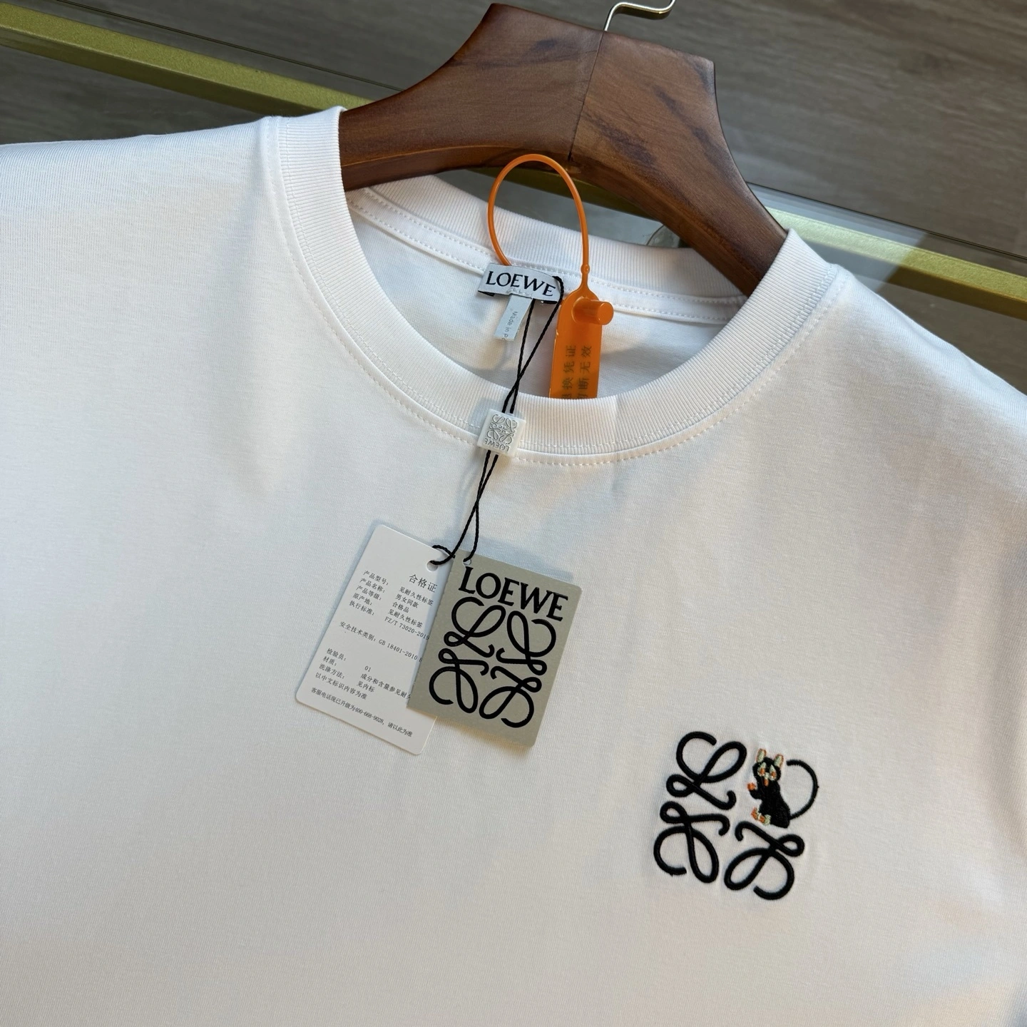 air -- 8o5w5 ss26 embroidery Cotton Anagram Louis Wain Futurist Cats oversized 2Colour item:F-F110A1908-2F