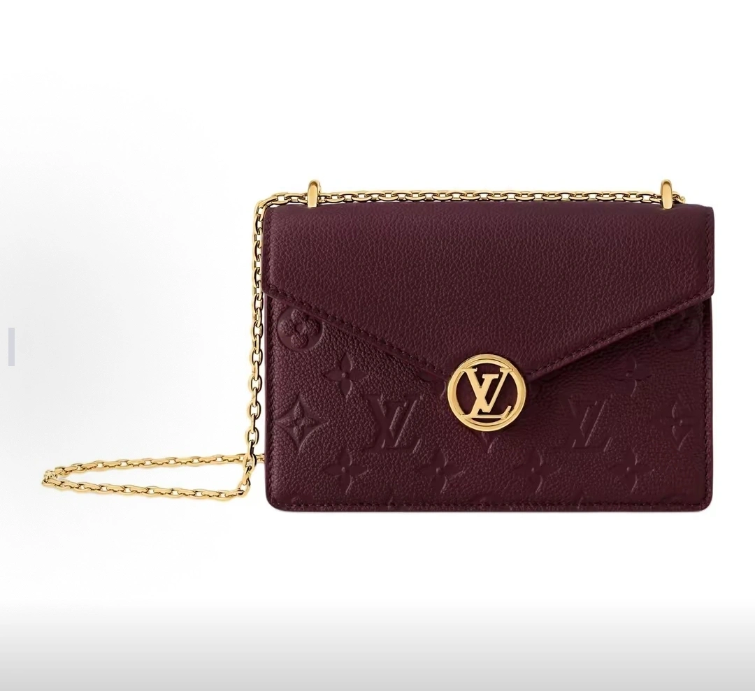 MOMO-- 8V M25814 high quality version Portefeuille chaîne Rosy Monogram Empreinte Ys item:E-B000J1836