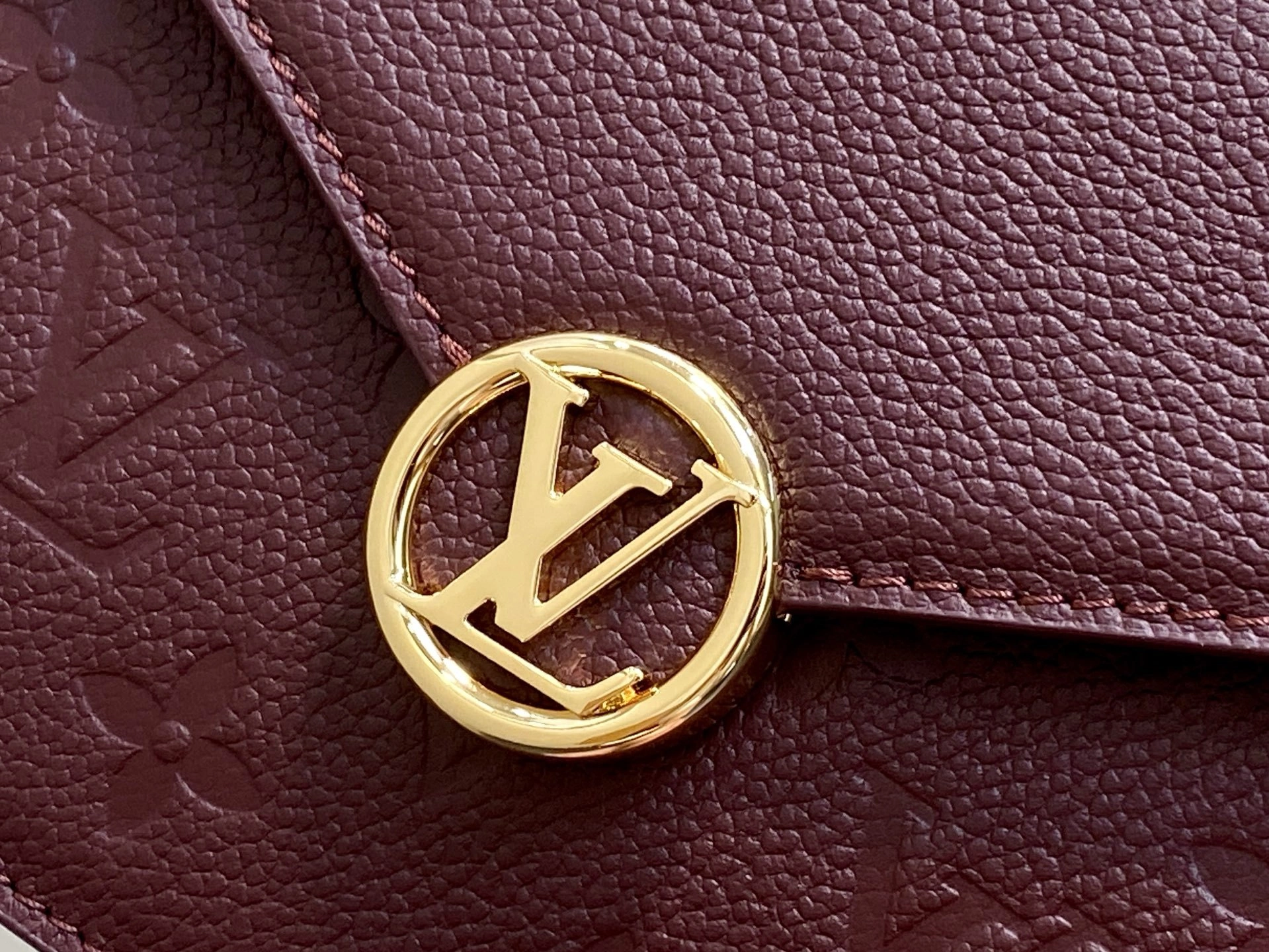 MOMO-- 8V M25814 high quality version Portefeuille chaîne Rosy Monogram Empreinte Ys item:E-B000J1836