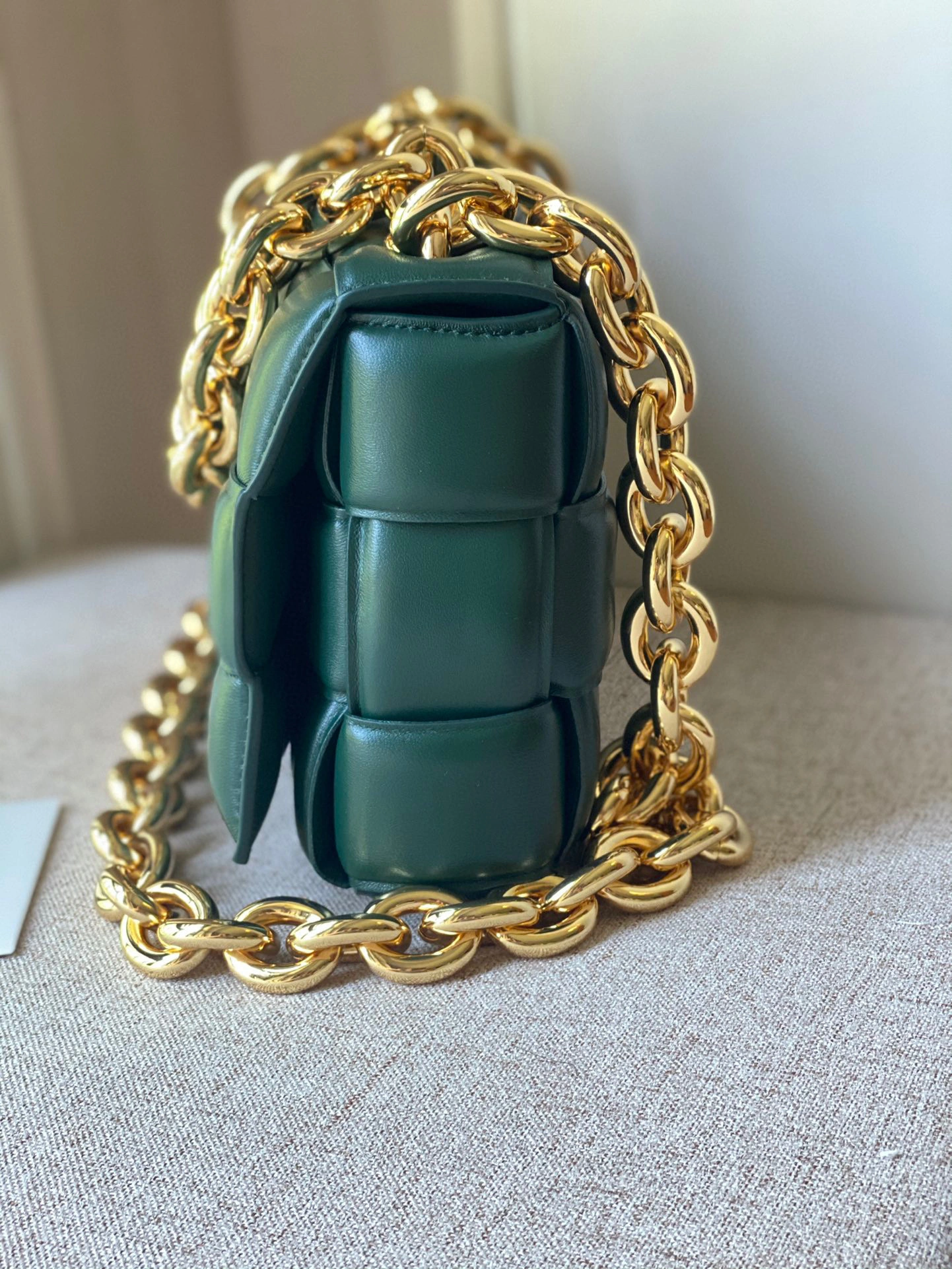 MOMO- high quality version 631421-VBWZ0-3035 THE CHAIN CASSETTE lambskin item：B-B063G2217C