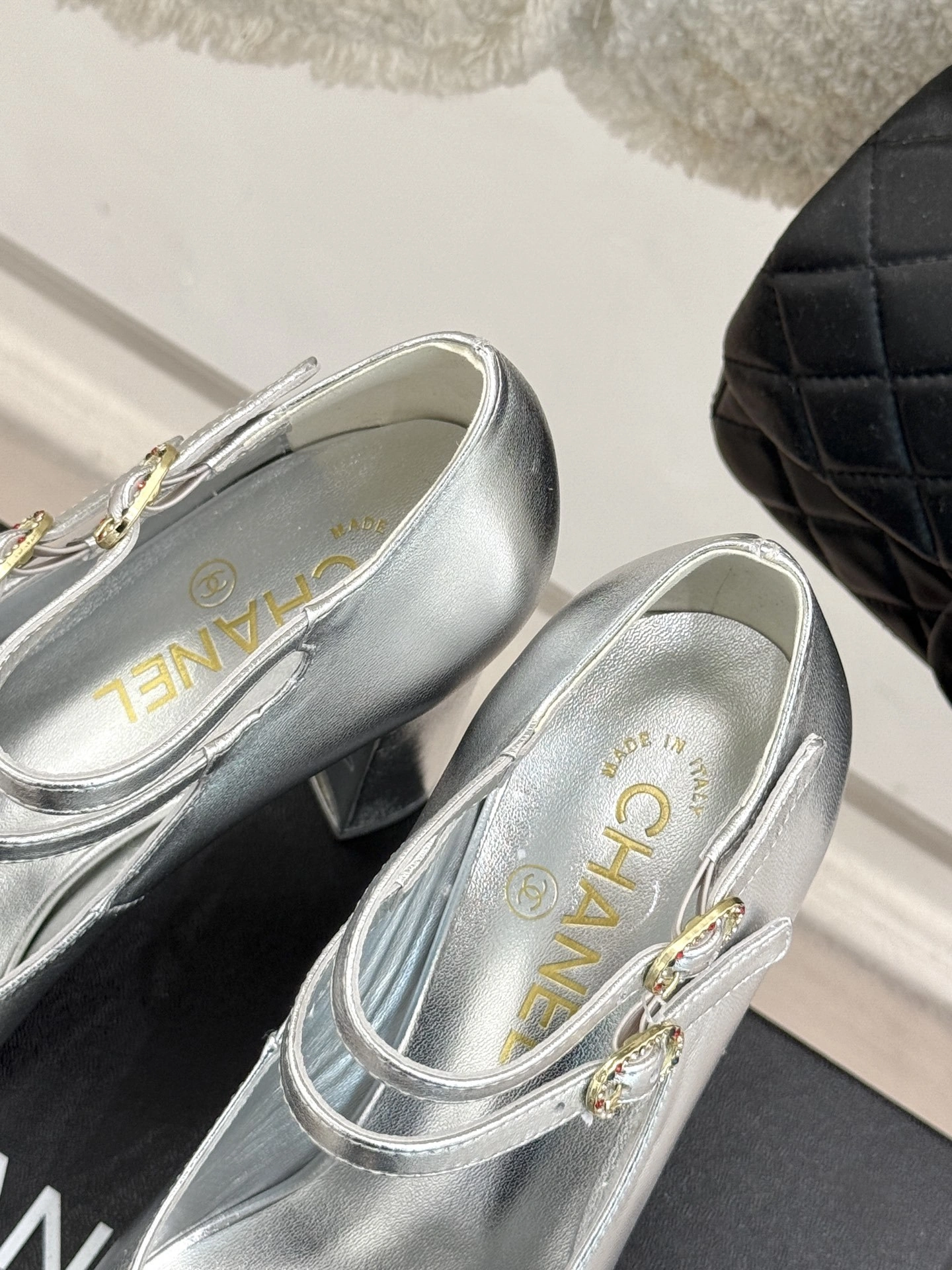 COCO-- 3h1958 G46433-B20274-U0457 Calfskin Heel height：11cm Waterproof：4cm item:E-X000I2304