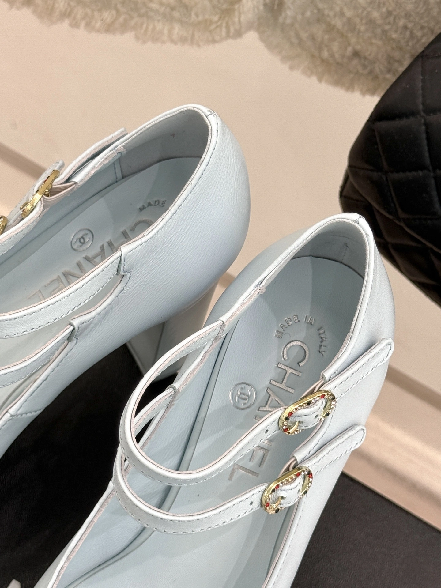 COCO-- 3h1958 G46433-B20275-U0461 Calfskin Heel height：11cm Waterproof：4cm item:E-X000I2305