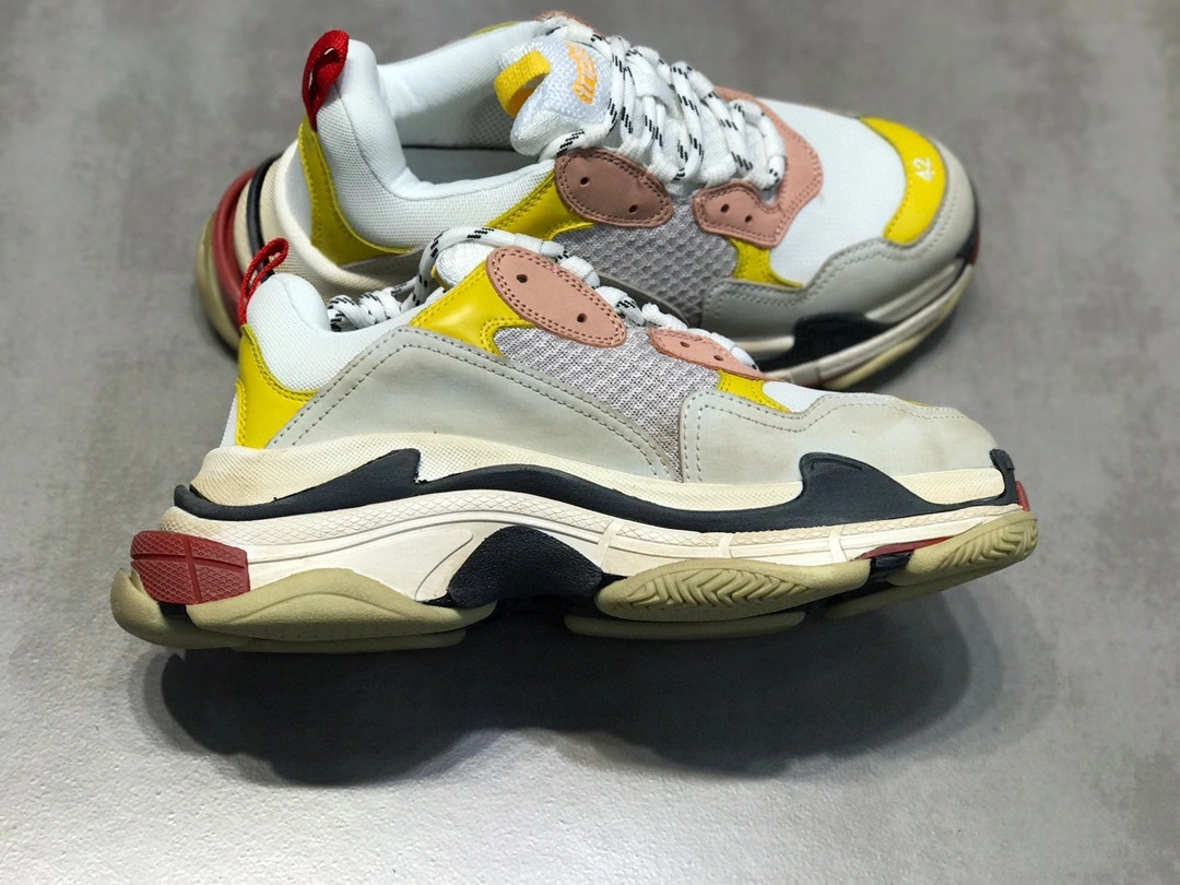 &high quality version Balenciga Triple S White Blue item number:099I138X0480I1704