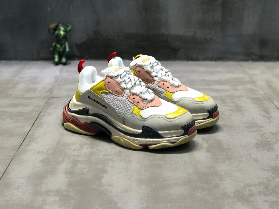 &high quality version Balenciga Triple S White Blue item number:099I138X0480I1704