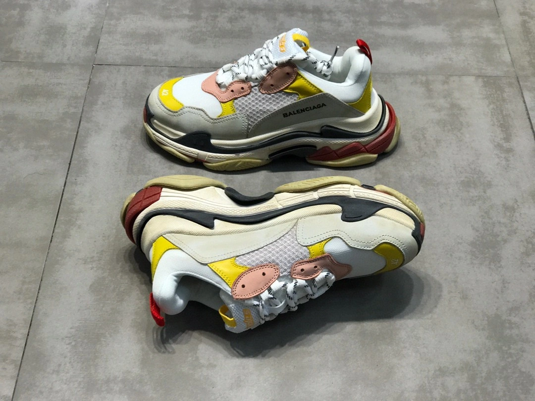 &high quality version Balenciga Triple S White Blue item number:099I138X0480I1704