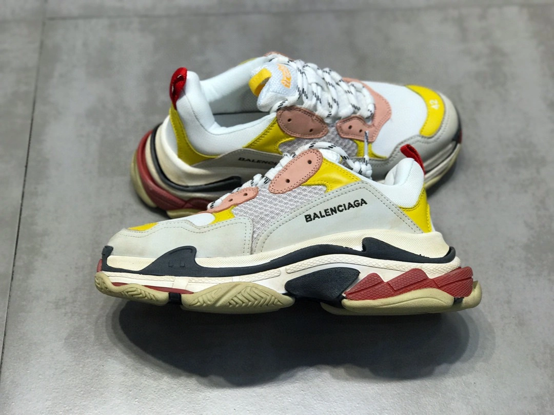&high quality version Balenciga Triple S White Blue item number:099I138X0480I1704