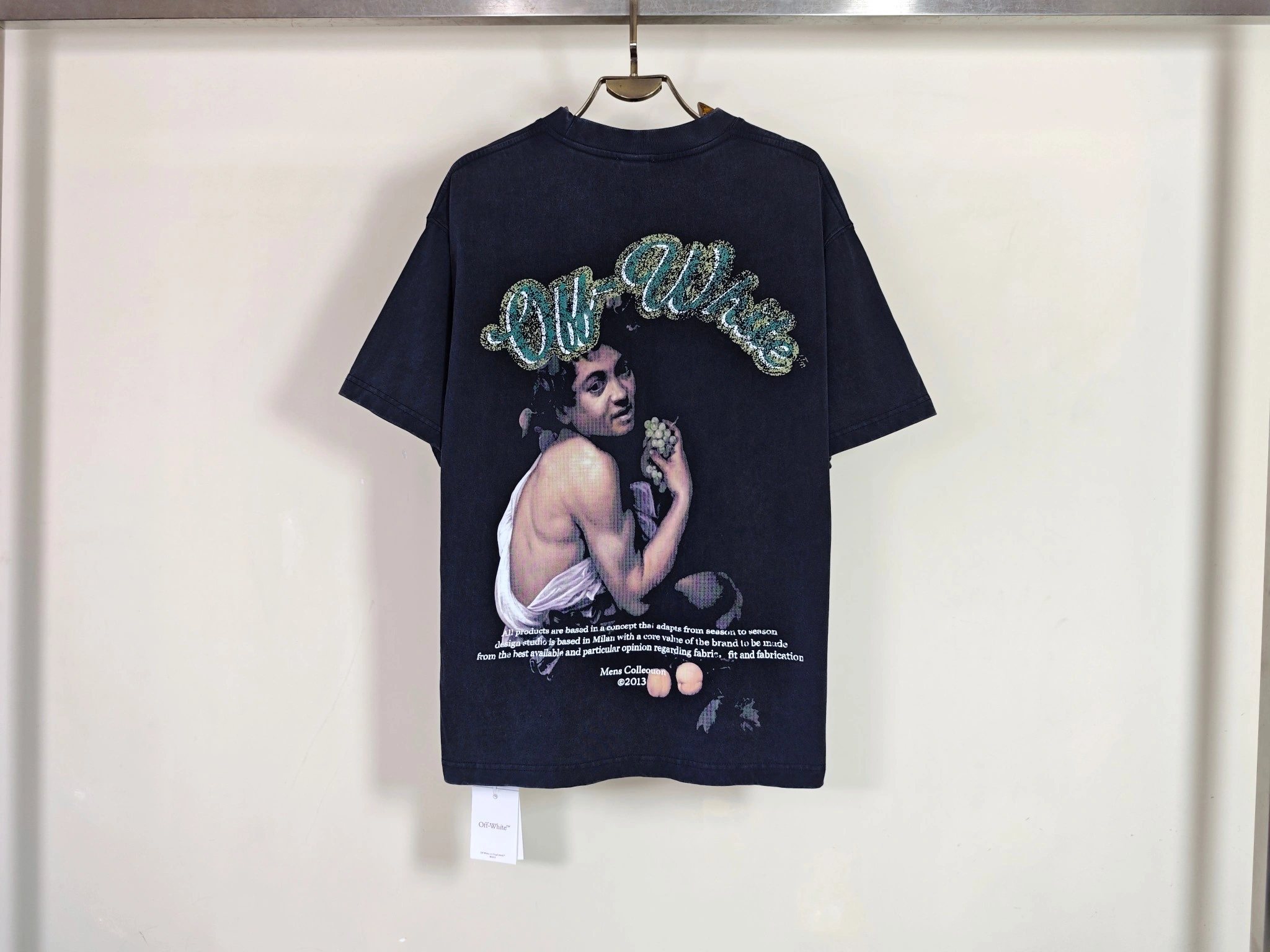 Gemini- Off Whit5 T shirt 280K high quality 280K cotton big cutting oversized item:E-FL29H3013