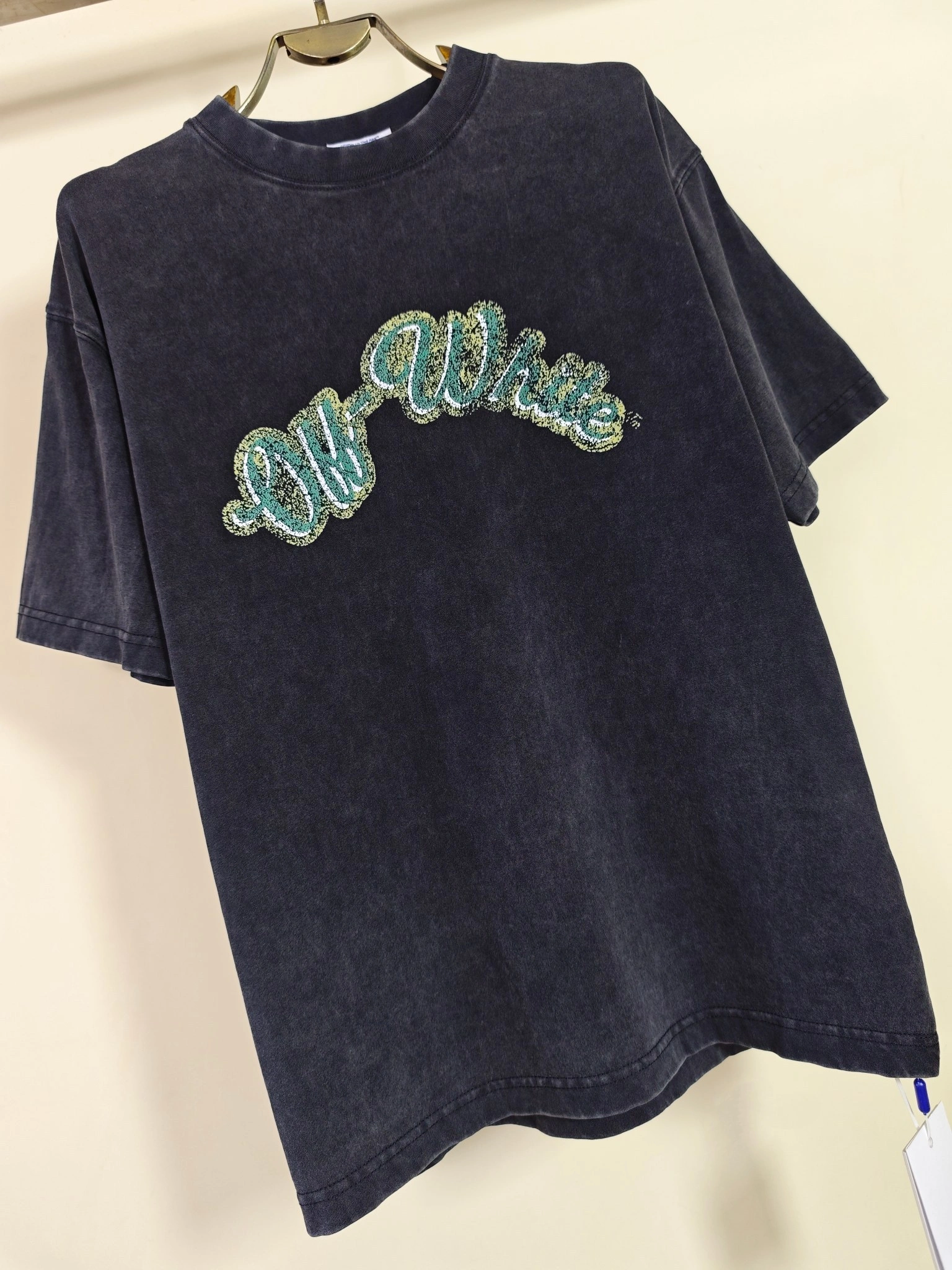Gemini- Off Whit5 T shirt 280K high quality 280K cotton big cutting oversized item:E-FL29H3013