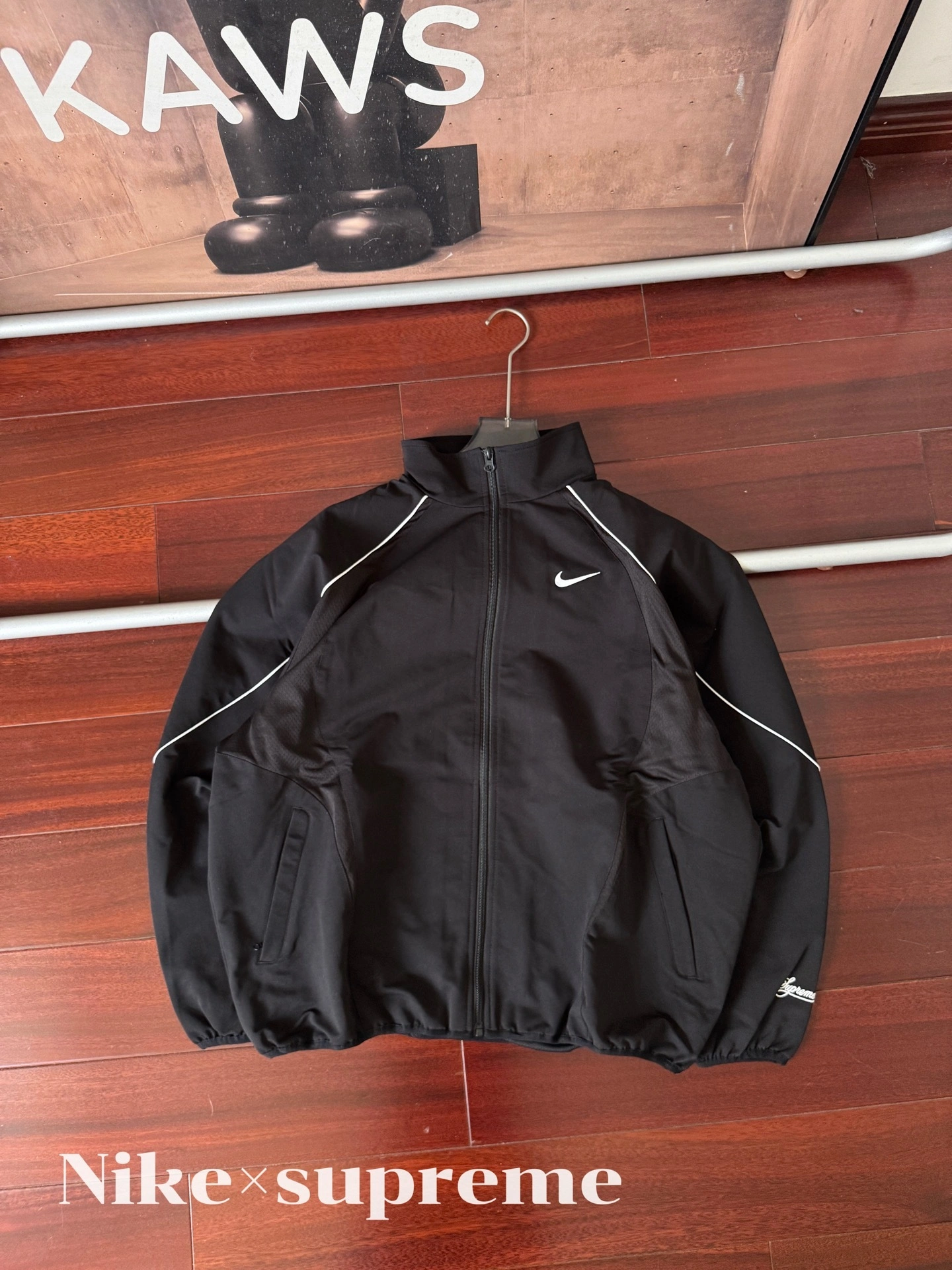 Gemini-- S575 Supreme x Nike SS25 WEEK4 Track Jacket logo embroidery item: E-F000J0217