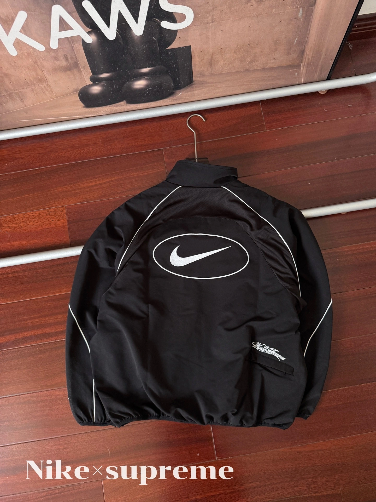 Gemini-- S575 Supreme x Nike SS25 WEEK4 Track Jacket logo embroidery item: E-F000J0217
