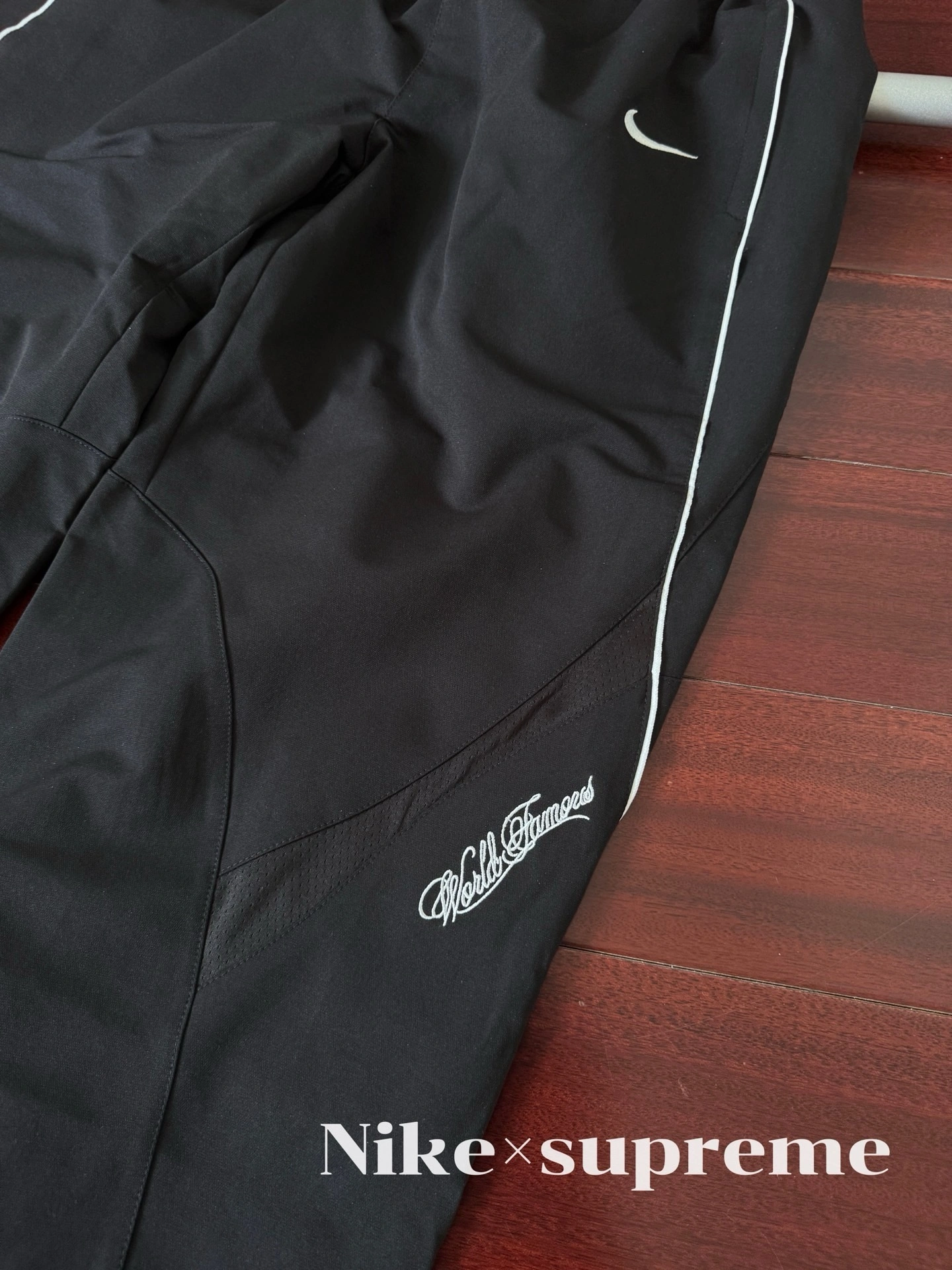 Gemini-- S575 Supreme x Nike SS25 WEEK4 Track Jacket logo embroidery item: E-F000J0217