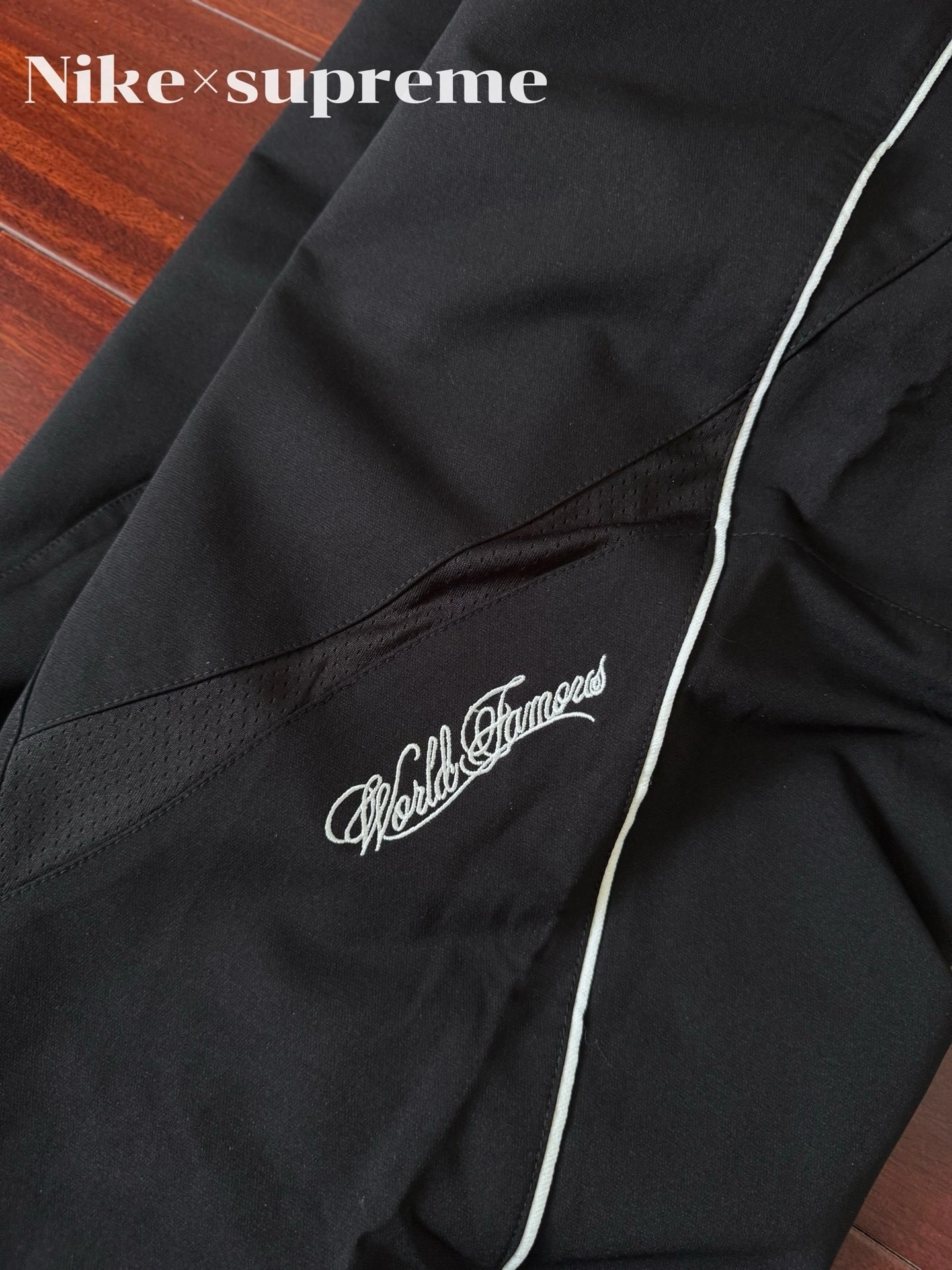Gemini-- S575 Supreme x Nike SS25 WEEK4 Track Jacket logo embroidery item: E-F000J0217