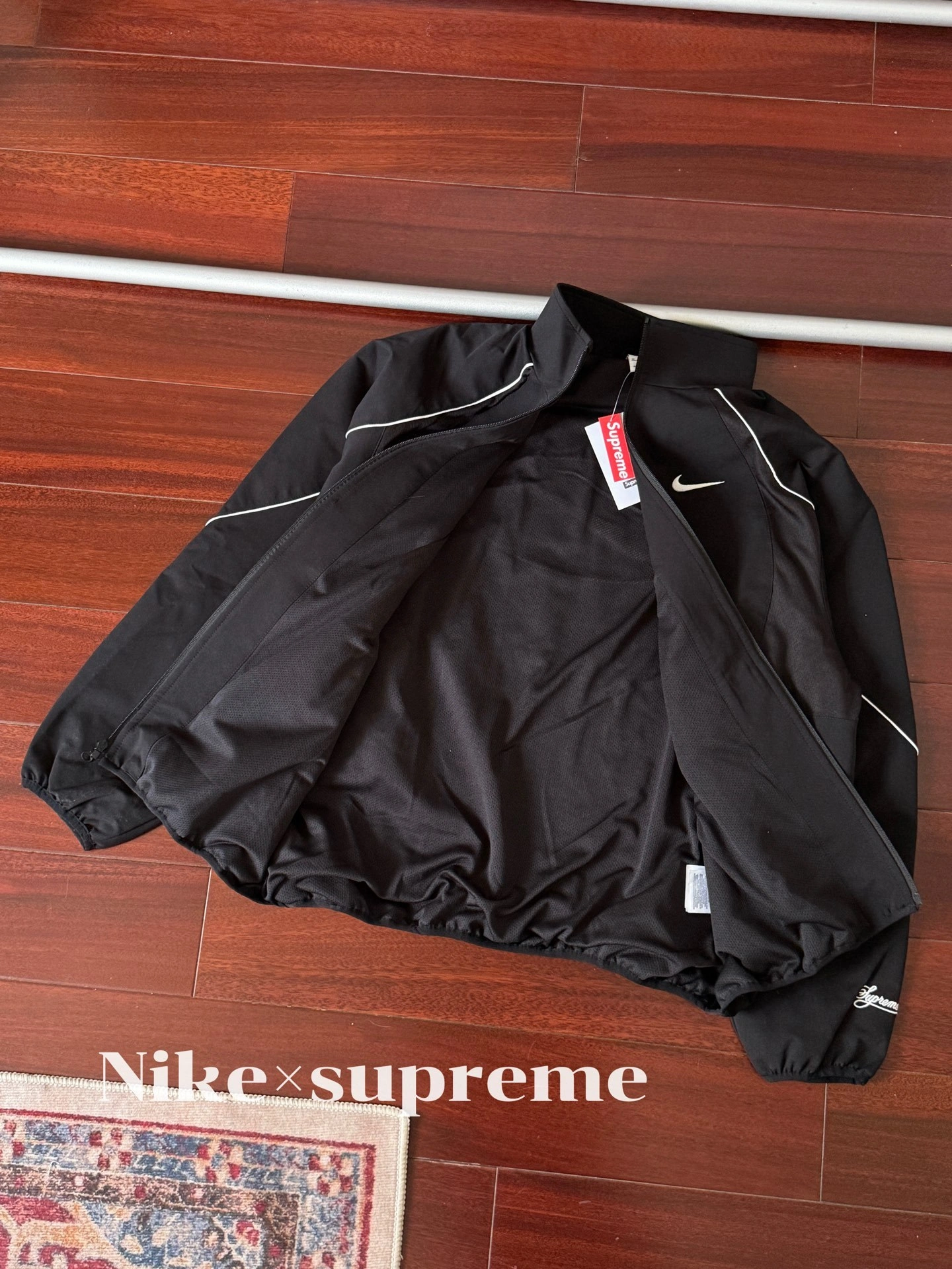 Gemini-- S575 Supreme x Nike SS25 WEEK4 Track Jacket logo embroidery item: E-F000J0217