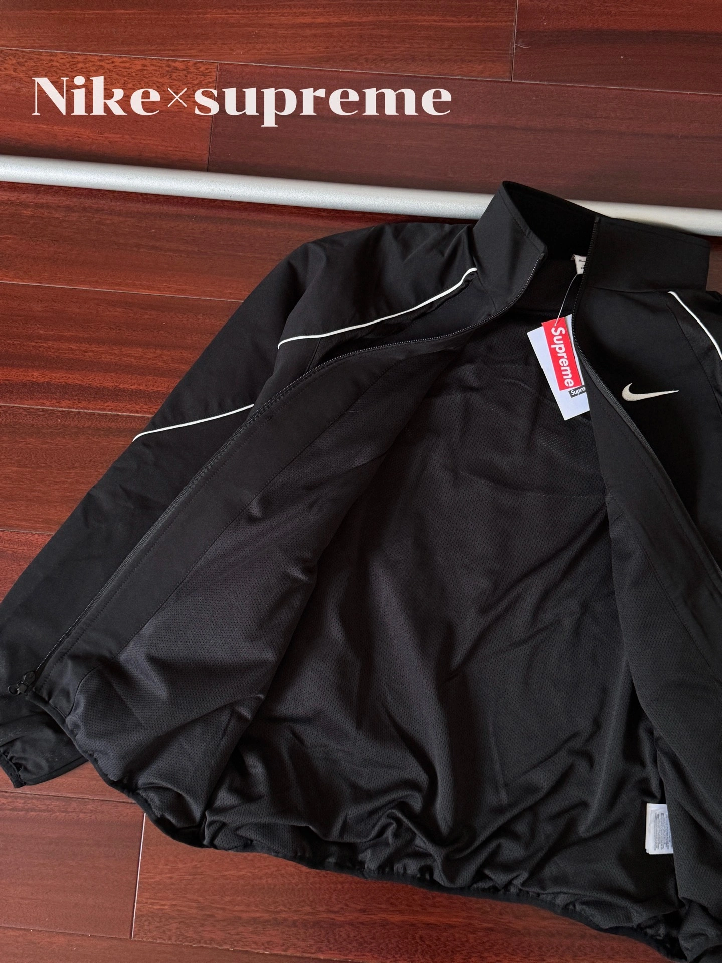 Gemini-- S575 Supreme x Nike SS25 WEEK4 Track Jacket logo embroidery item: E-F000J0217