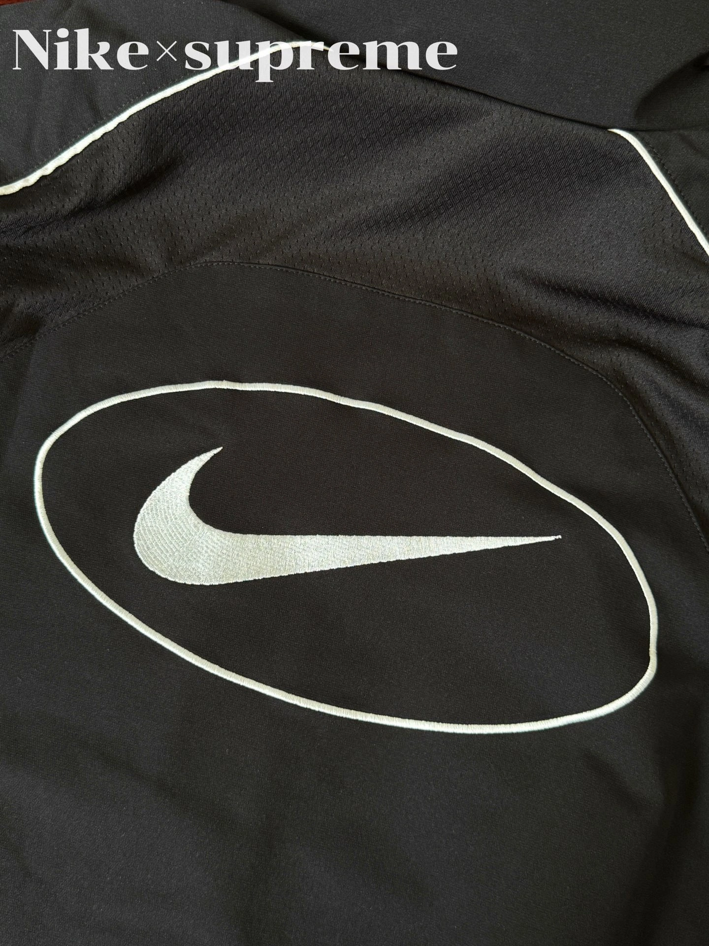 Gemini-- S575 Supreme x Nike SS25 WEEK4 Track Jacket logo embroidery item: E-F000J0217