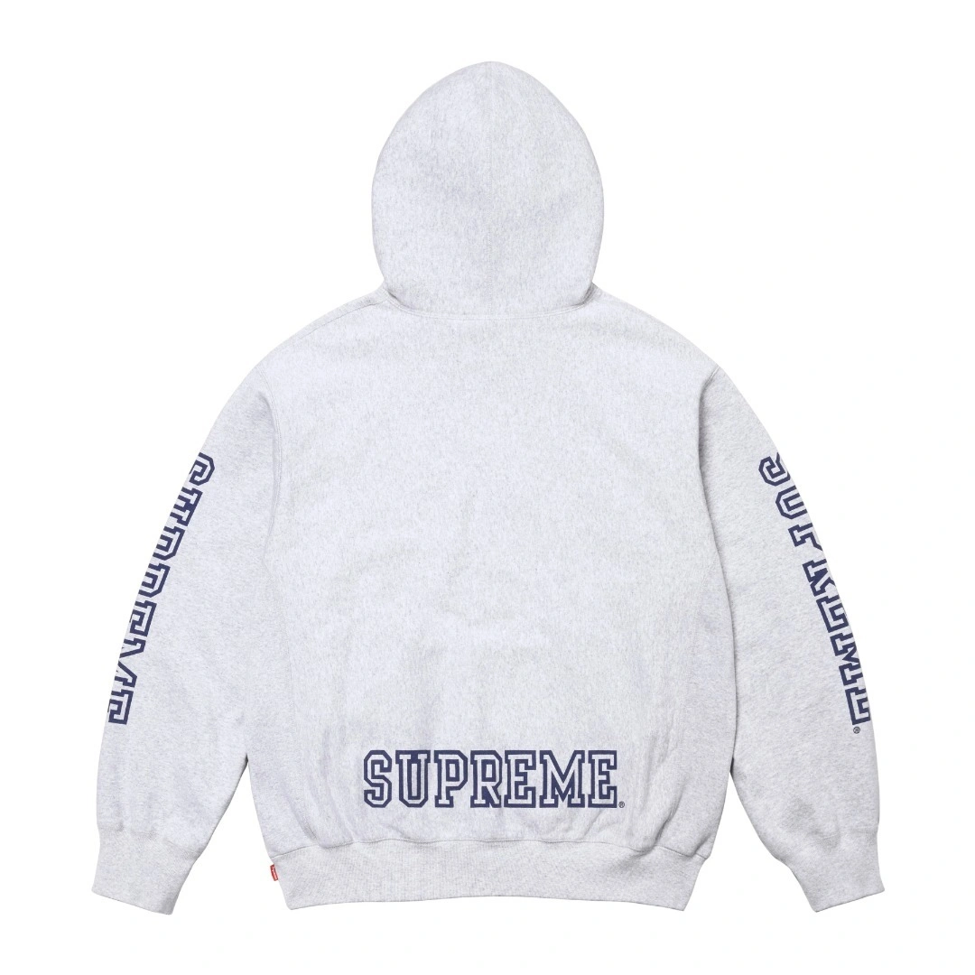 Gemini- S575 24FW COLLEGIATE SLEEVE HOODED cotton oversized 3colour item:D-F377K2521-3