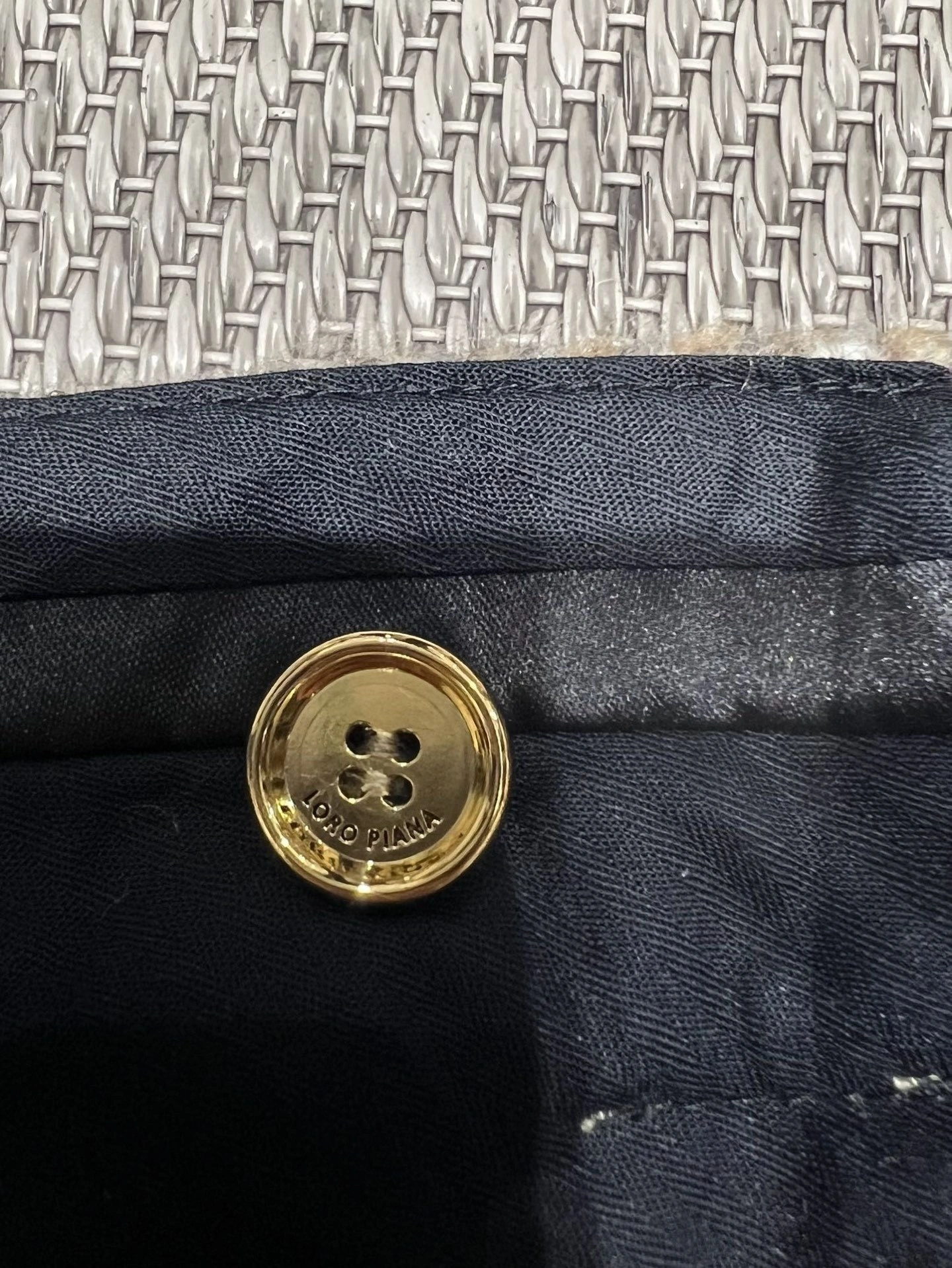 Victoria-- 8oro Pi191 Wool Blend Tweed Blazer Tweed Stand-Collar Vest item:F-F140A1403H