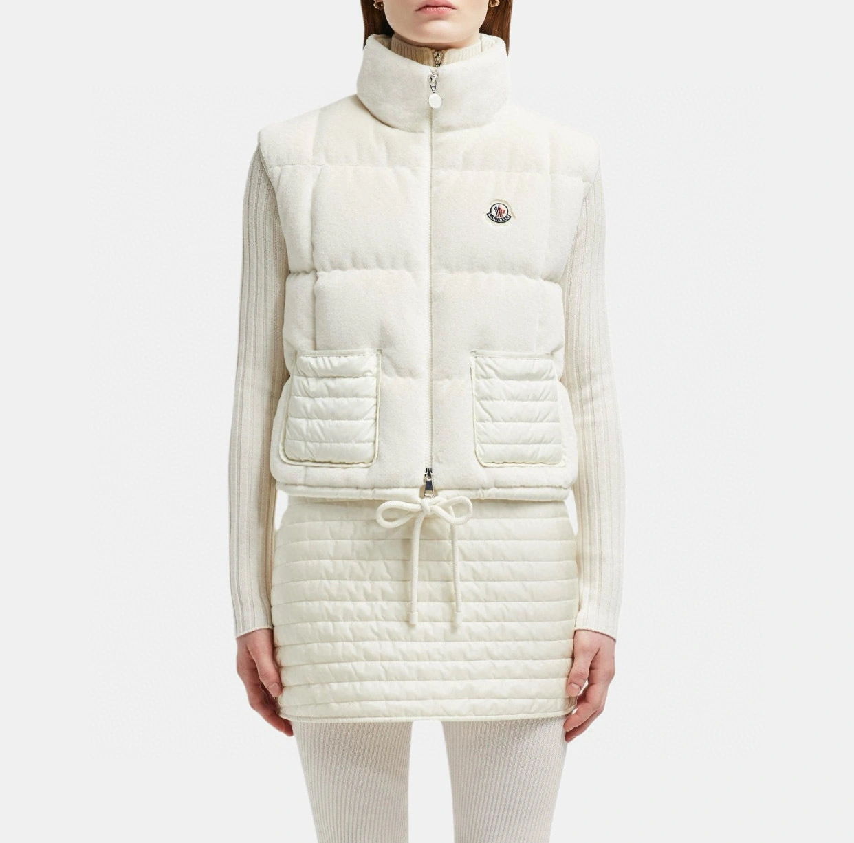 Victoria- 7o9385r Down jacket embroidery 90% goose down 2Colour item:E-F020K1606-2H