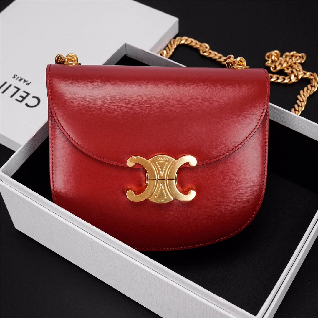 MOMO- high quality version 110973BF4-27VD TEEN BESACE TRIOMPHE cowhide item：B-B000J2105C