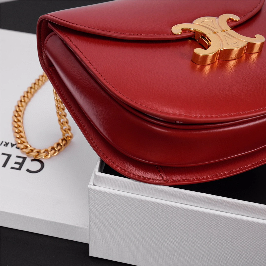 MOMO- high quality version 110973BF4-27VD TEEN BESACE TRIOMPHE cowhide item：B-B000J2105C