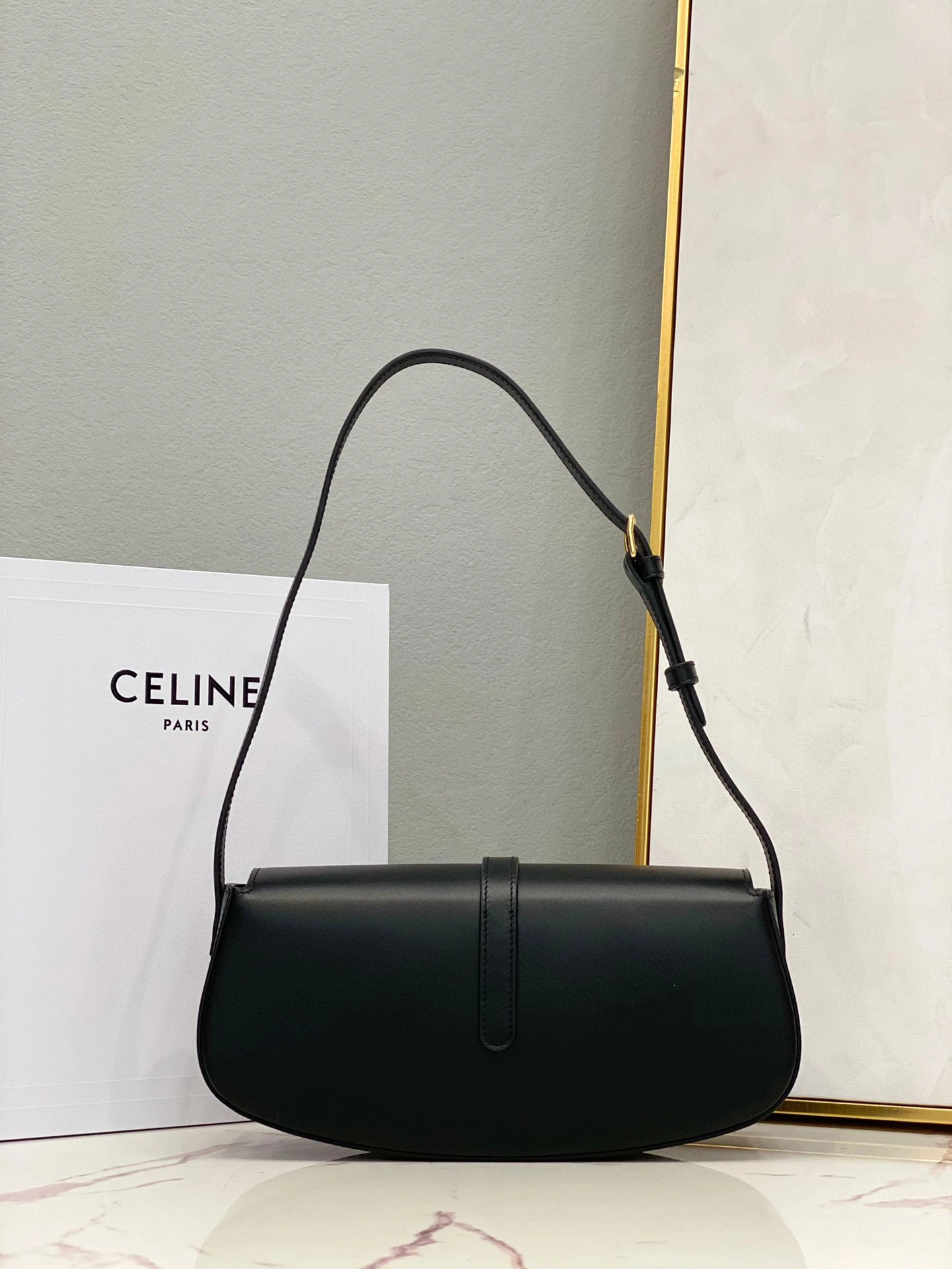 MOMO- high quality version 198663DK1-38NO Tabou Clutch onStrap cowhide item：B-B000I1416C