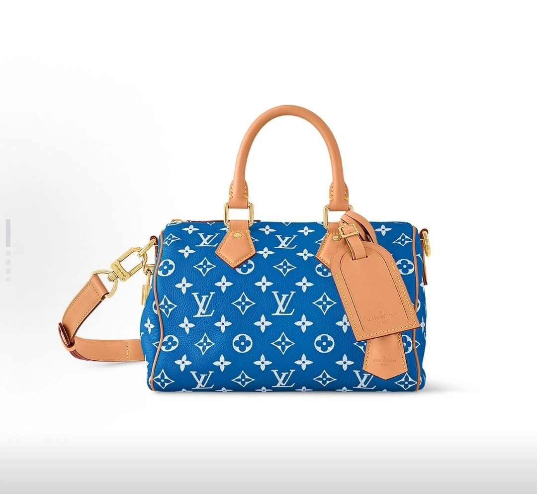 MOMO-- 8V M24424 high quality version Speedy P129 Bandoulière 25 Monogram Leather cowhide sheepskin item:E-B177I1744