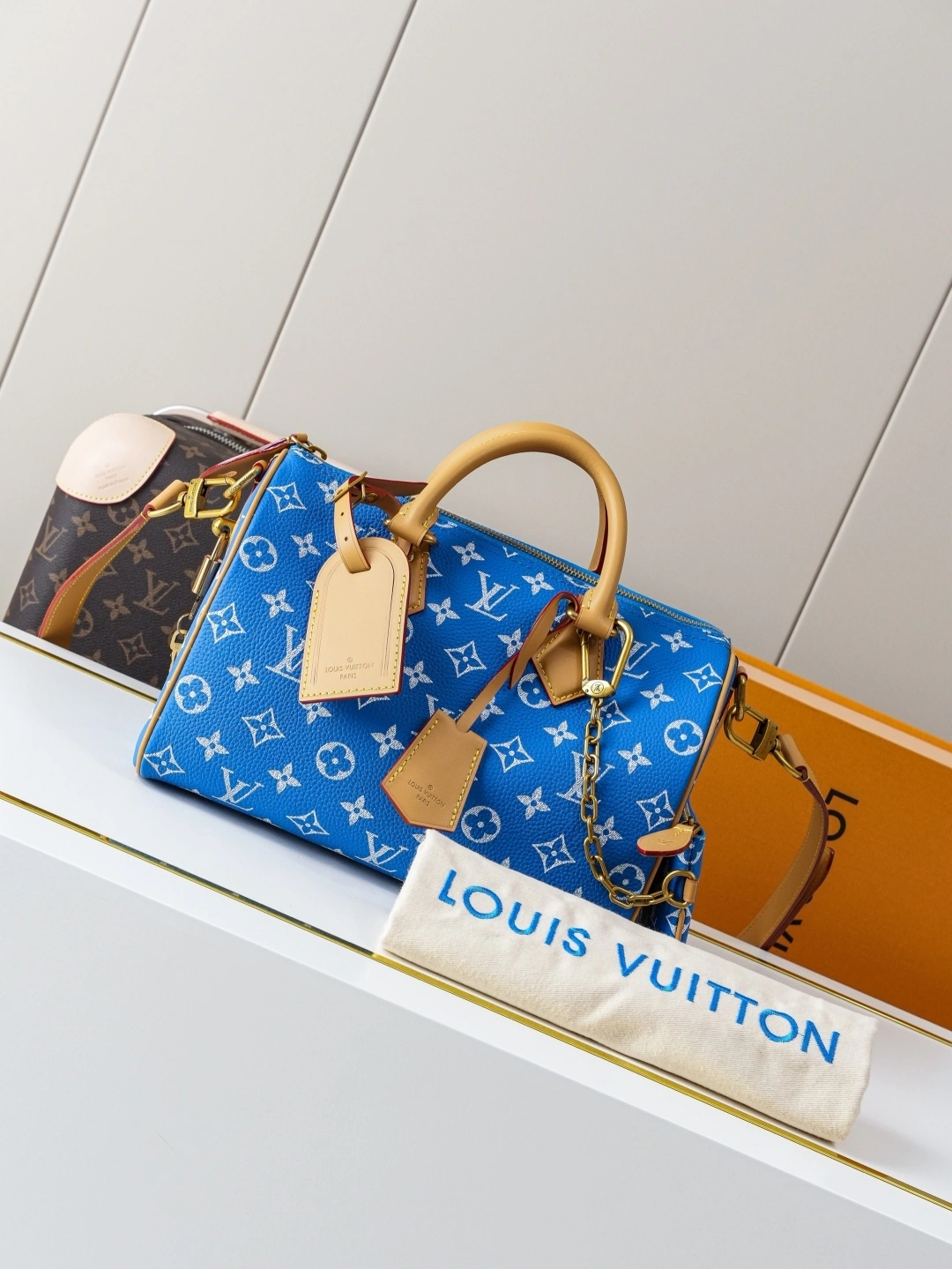 MOMO-- 8V M24424 high quality version Speedy P129 Bandoulière 25 Monogram Leather cowhide sheepskin item:E-B177I1744