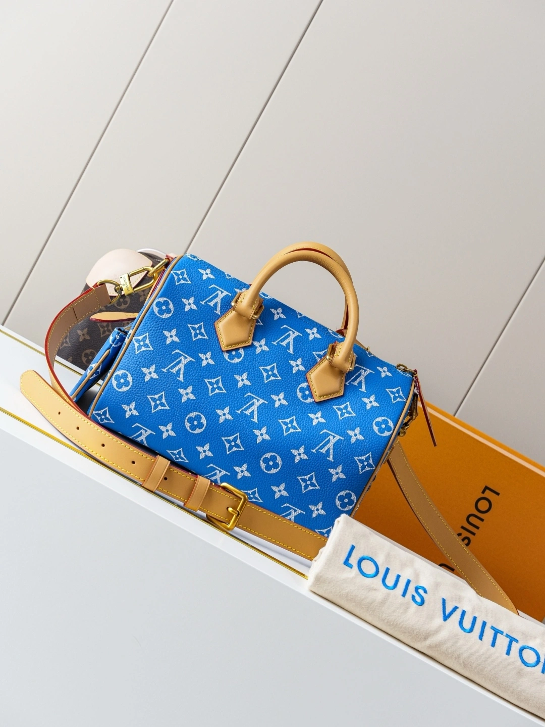 MOMO-- 8V M24424 high quality version Speedy P129 Bandoulière 25 Monogram Leather cowhide sheepskin item:E-B177I1744