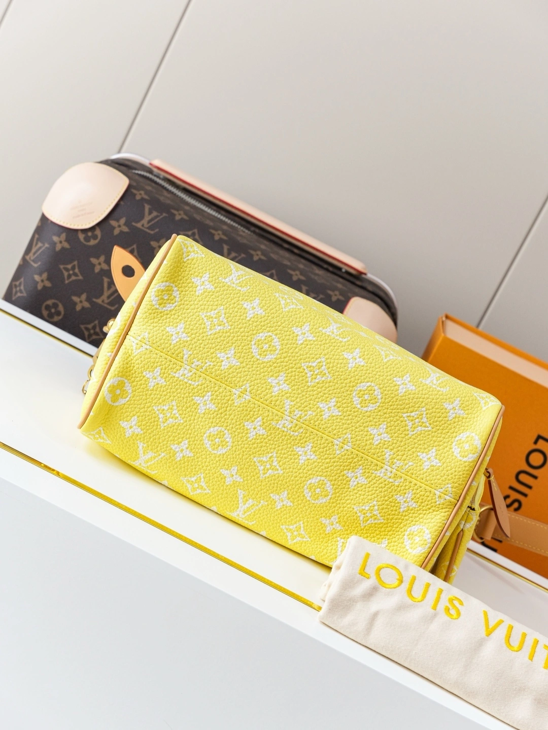MOMO-- 8V M13902 high quality version Speedy P129 Bandoulière 25 Monogram Leather cowhide sheepskin item:E-B177I1745