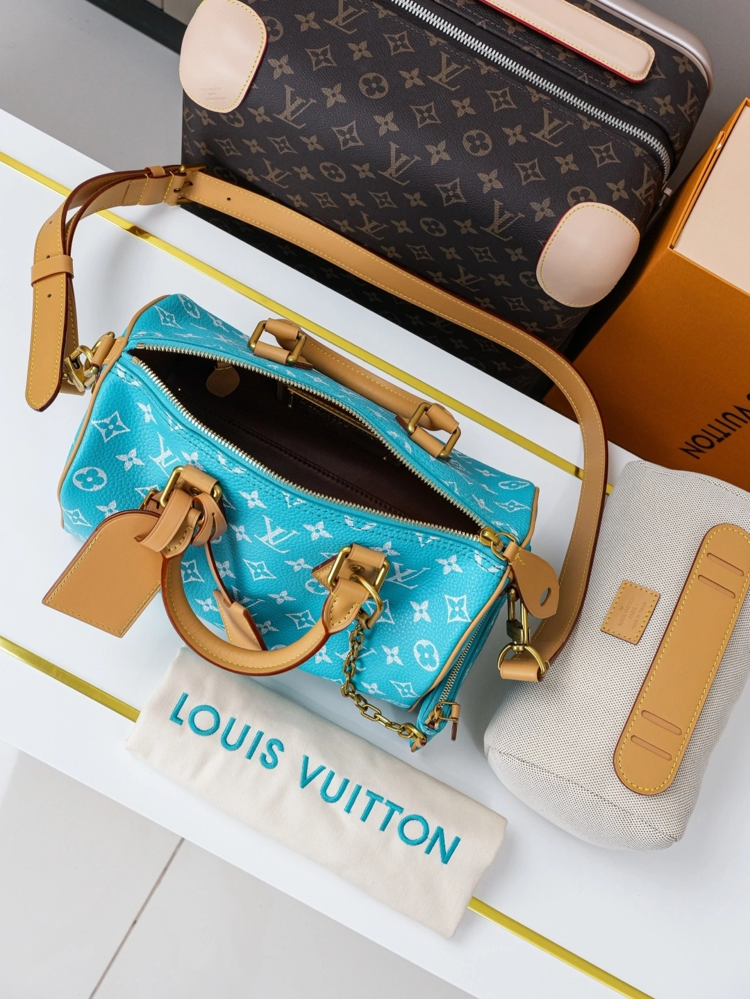 MOMO-- 8V M11561 high quality version Speedy P129 Bandoulière 25 Monogram Leather cowhide sheepskin item:E-B177I1746
