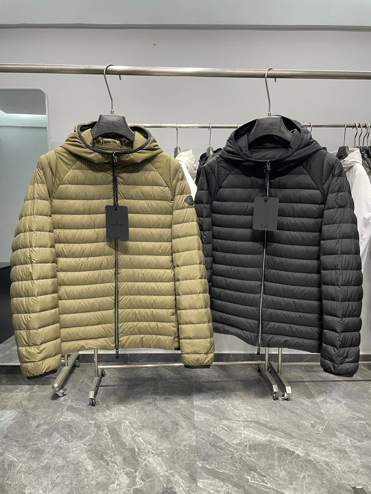 Bald Eagle- 7o9385r Down jacket 90 white duck down nylon 2colour item:E-F360K0305-2
