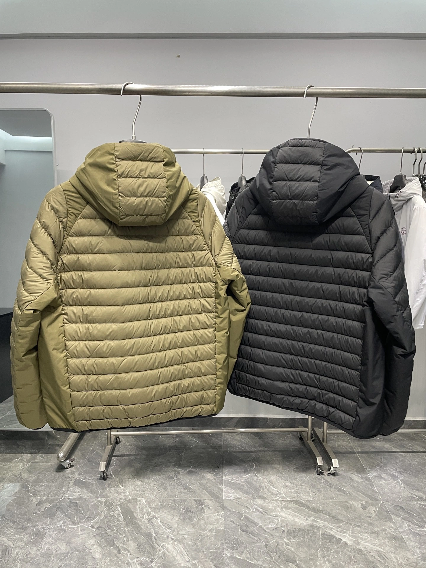 Bald Eagle- 7o9385r Down jacket 90 white duck down nylon 2colour item:E-F360K0305-2