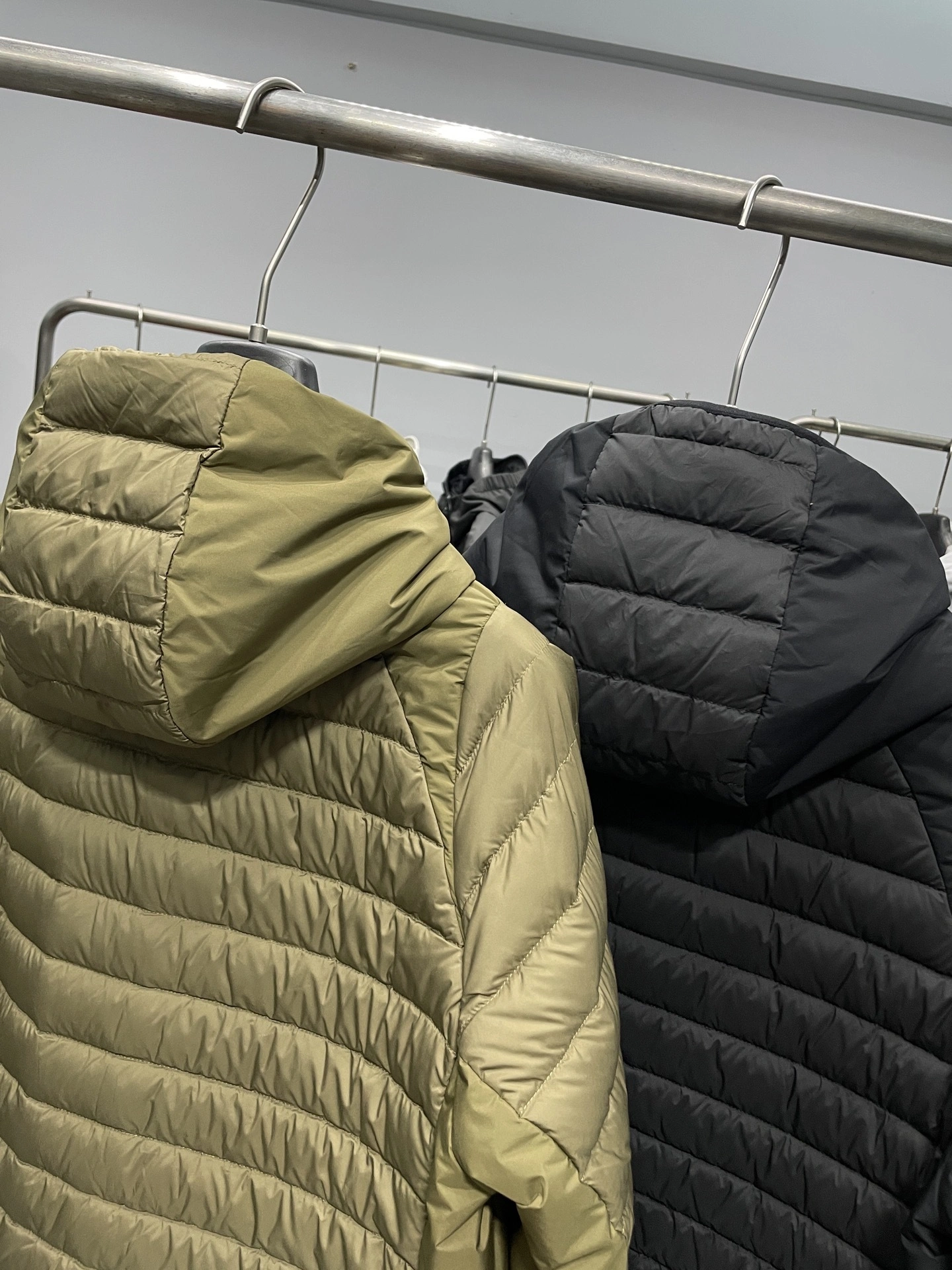 Bald Eagle- 7o9385r Down jacket 90 white duck down nylon 2colour item:E-F360K0305-2