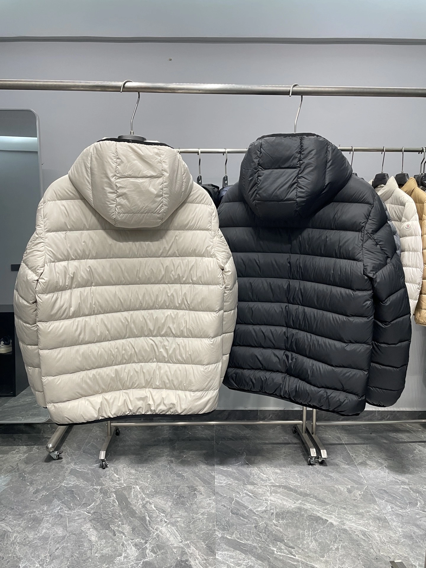 Bald Eagle- 7o9385r Down jacket 90 white duck down nylon 2colour item:E-F360K0306-2