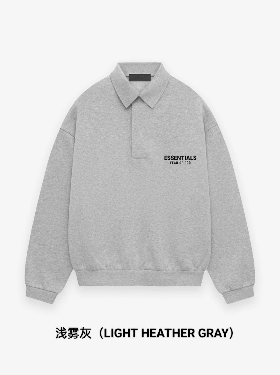 Gemini -- FO6 5ss59 Holiday Core Fleece Polo 380GSM Cotton fleece oversized 3colour item:E-F110K2130-3F