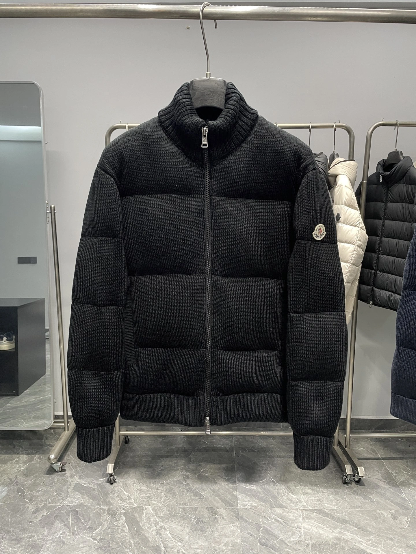 Bald Eagle-- 7o9385r high quality version wool nylon Down jacket 90% white duck down 2Colour item:E-F360K1814-2