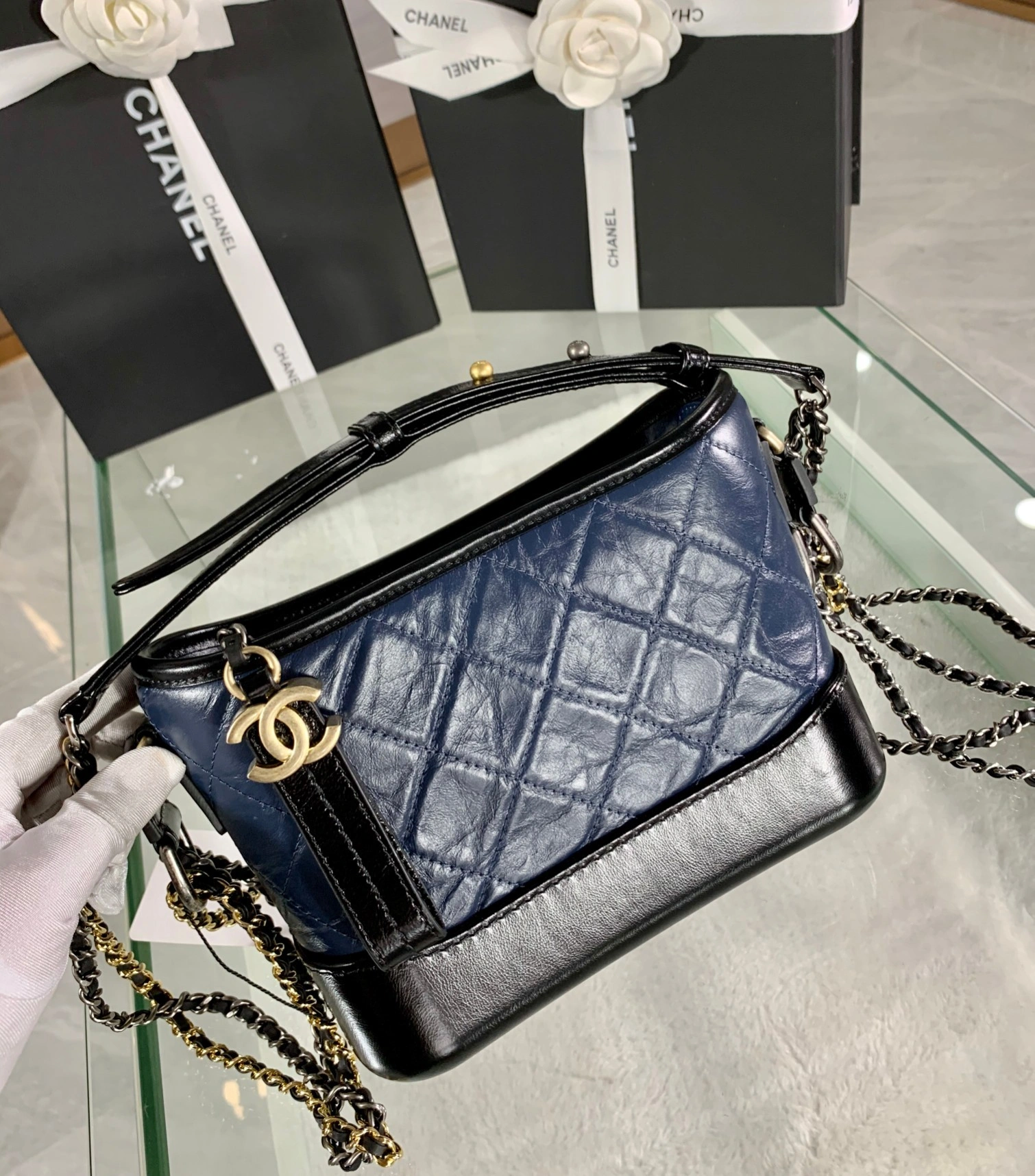 Custombag-- A91810-Y61477-C0202 high quality version Blue spell black item：C-B803D0769