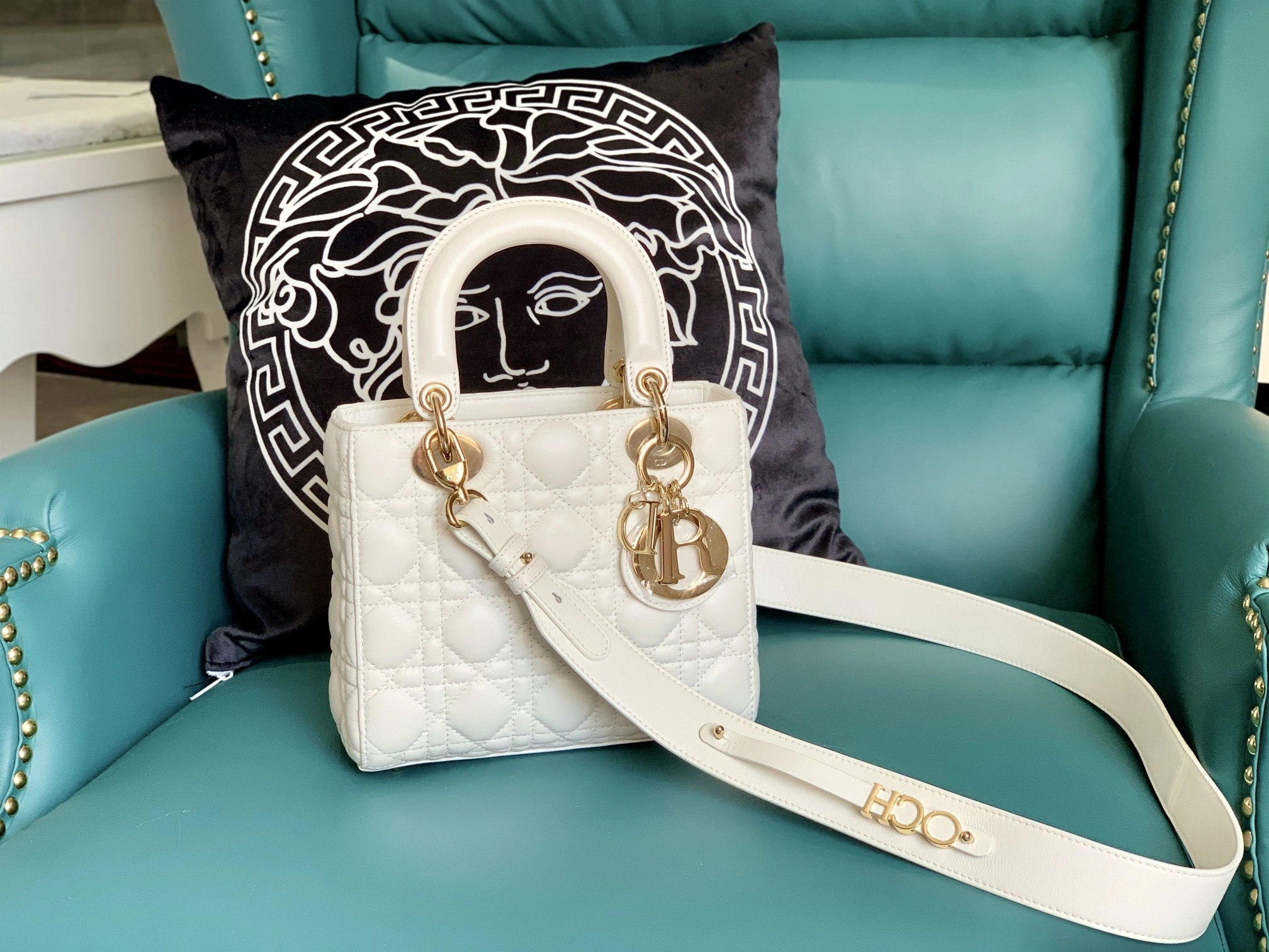 Custombag-- M0538OCAL-M030 Lady high quality version White gold clasp item：C-B803D0742