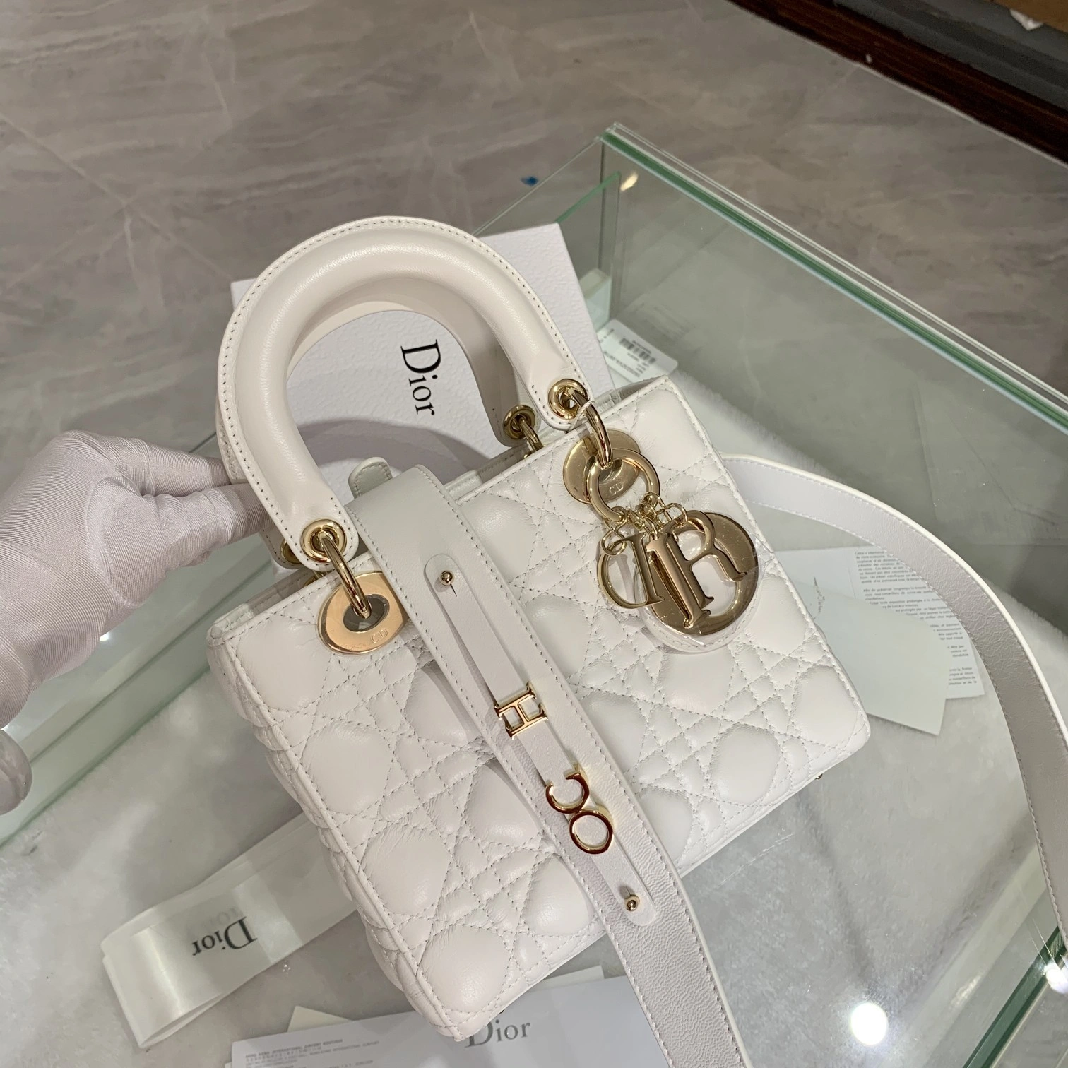 Custombag-- M0538OCAL-M030 Lady high quality version White gold clasp item：C-B803D0742
